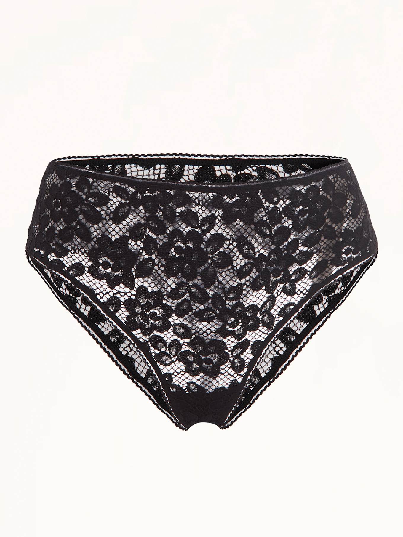 Wolford Lingerie Tanga BOLD LACE PANTY: SCHWARZ