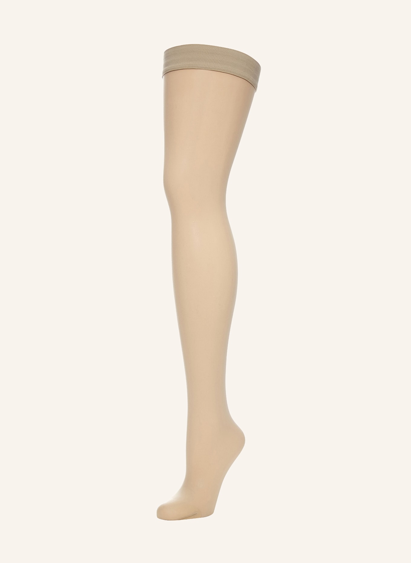 Wolford Halterloser Strumpf INDIVIDUAL 10 STAY-UP: NUDE