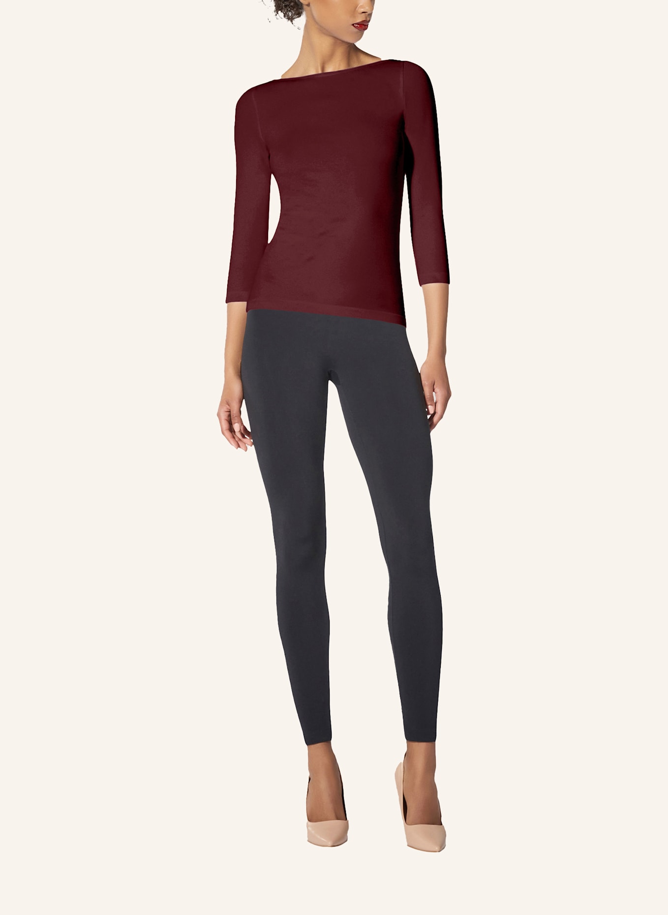 Wolford Pullover CORDOBA TOP LONG SLEEVES: ROT
