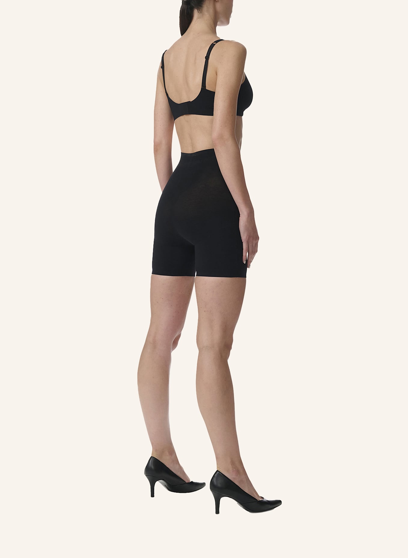 Wolford Wolford Shapping Shorts Cotton Contour Control Shorts: SCHWARZ