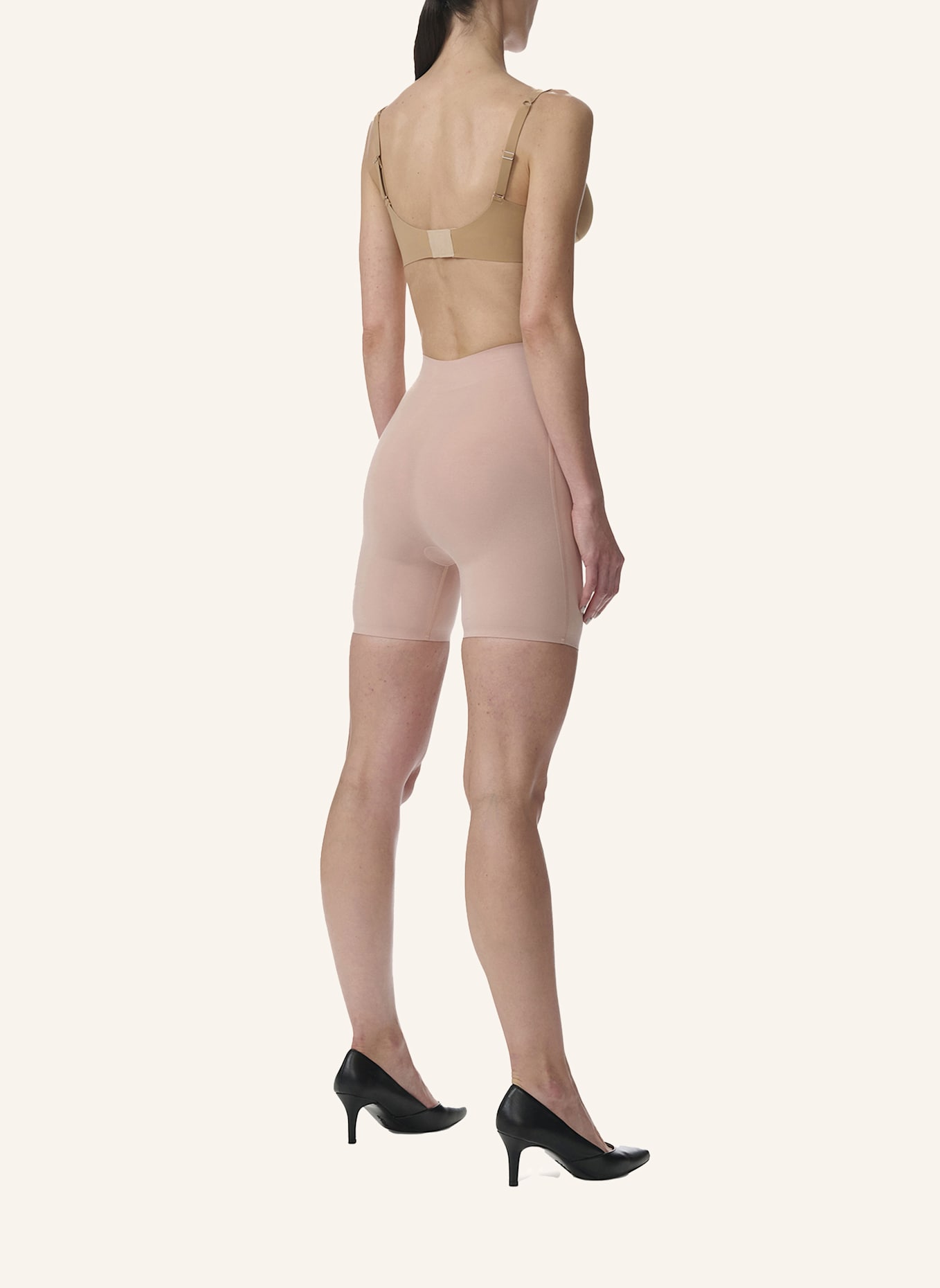 Wolford Wolford Shapping Shorts Cotton Contour Control Shorts: NUDE