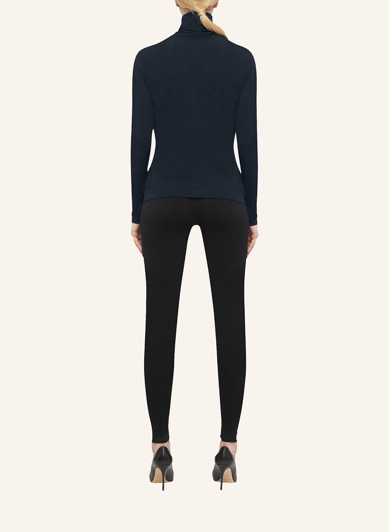 Wolford Pullover AURORA TOP LONG SLEEVES: BLAU