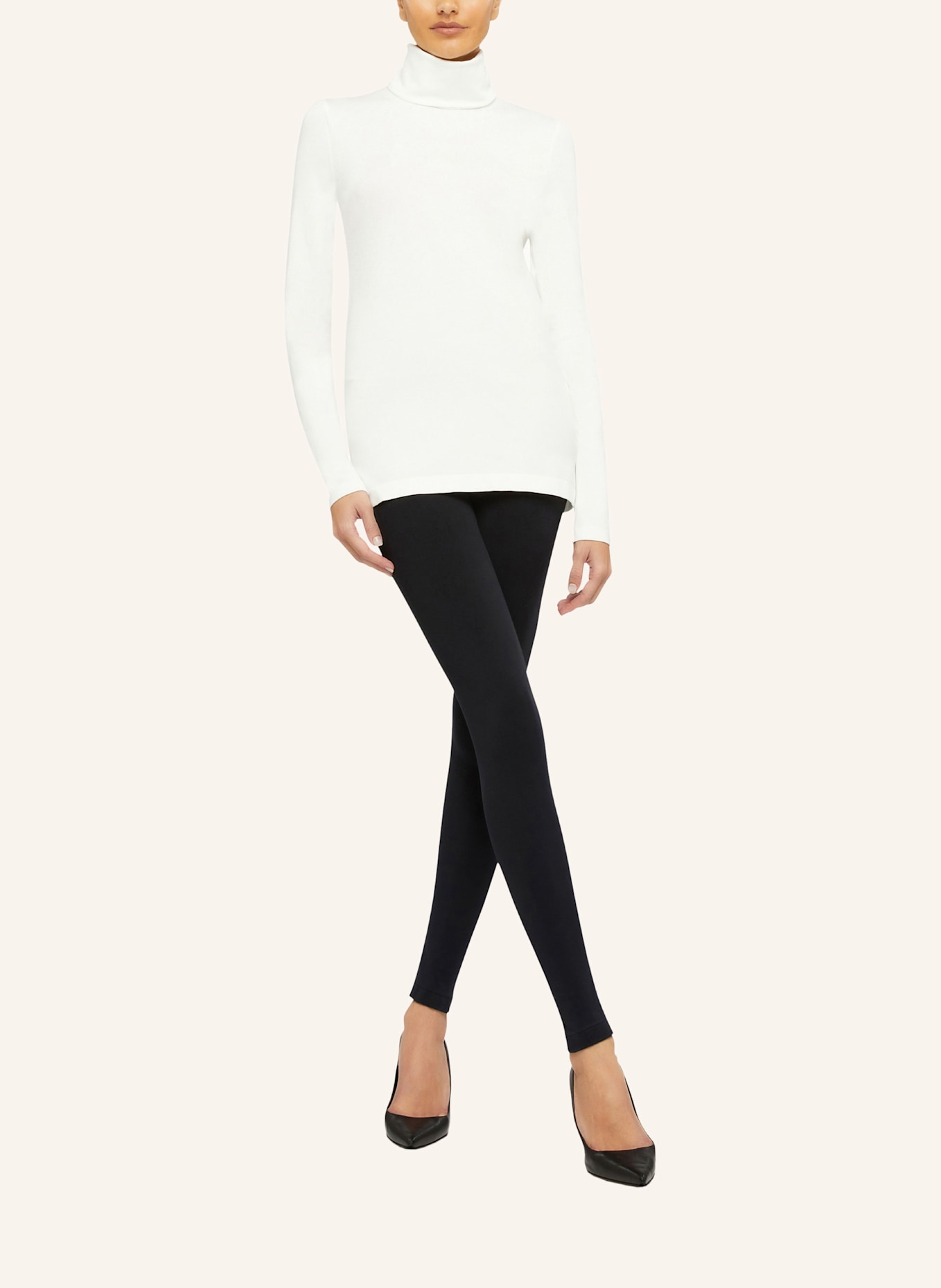Wolford Pullover AURORA TOP LONG SLEEVES: WEISS