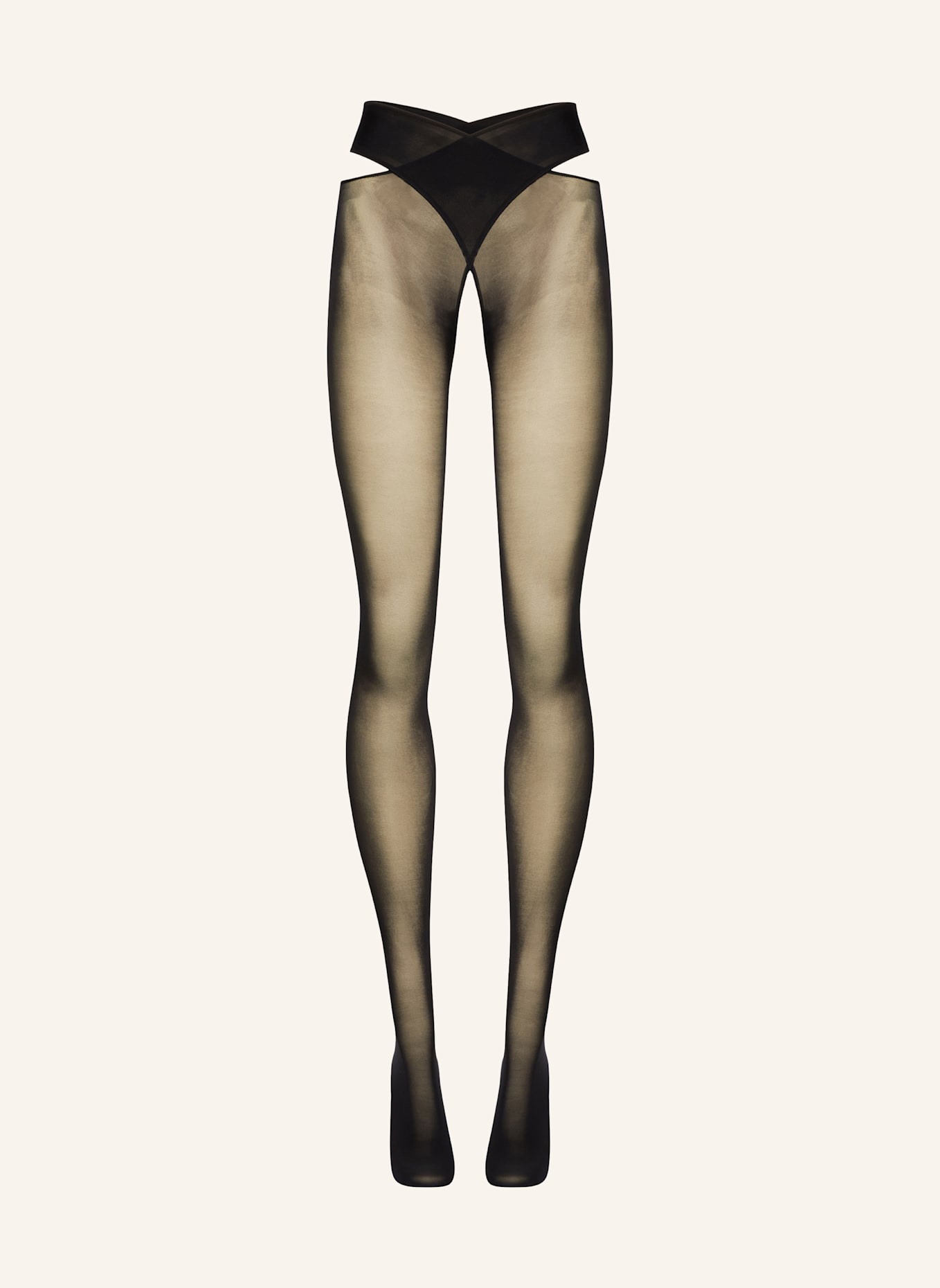 Wolford Wolford Tights Individual 12 Stay-Hip: SCHWARZ