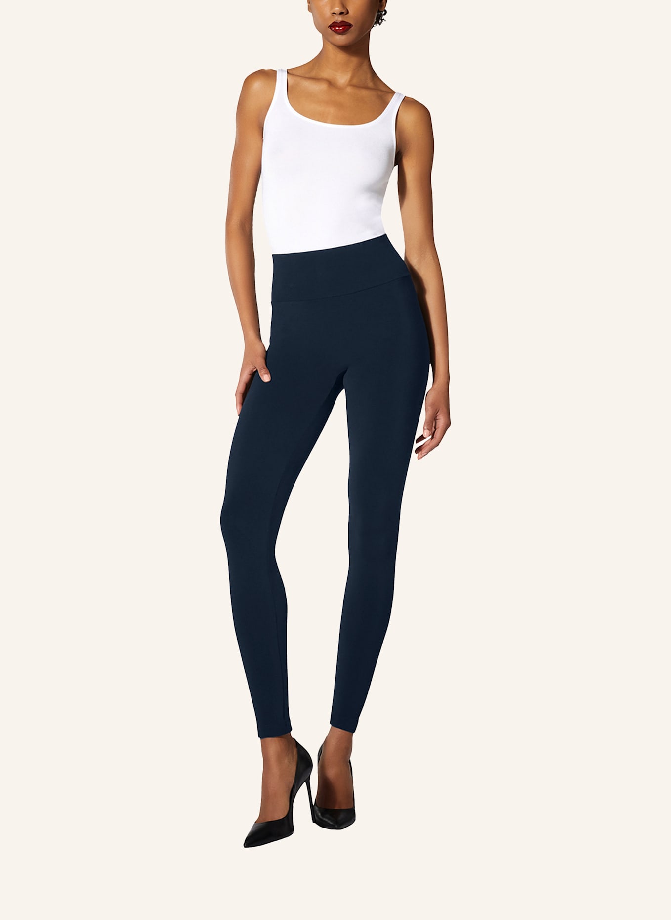 Wolford Leggings RTW PERFECT FIT, LEGGINGS: DUNKELBLAU