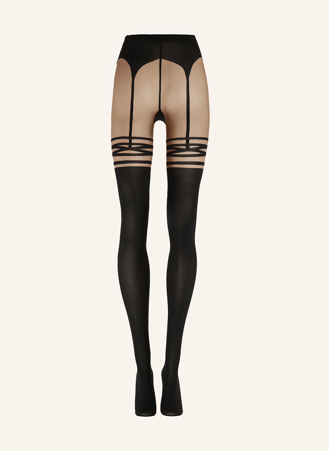 Wolford Feinstrumpfhose SUSPENDER TIGHTS: NUDE
