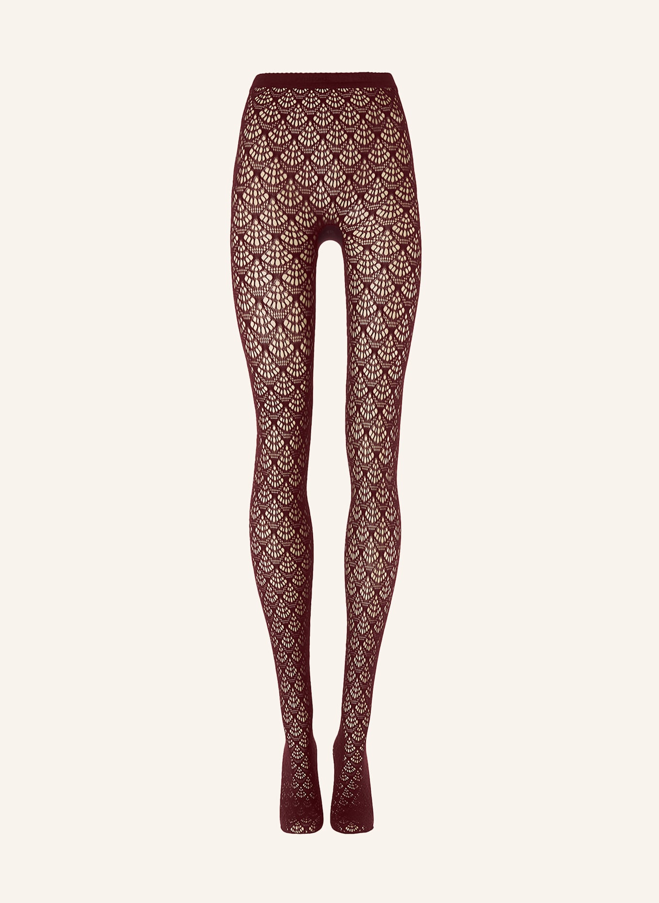 Wolford Strumpfhose MERMAID NET TIGHTS: ROT