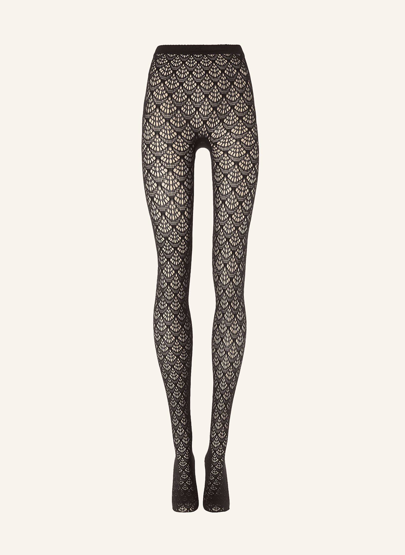 Wolford Strumpfhose MERMAID NET TIGHTS: DUNKELBRAUN