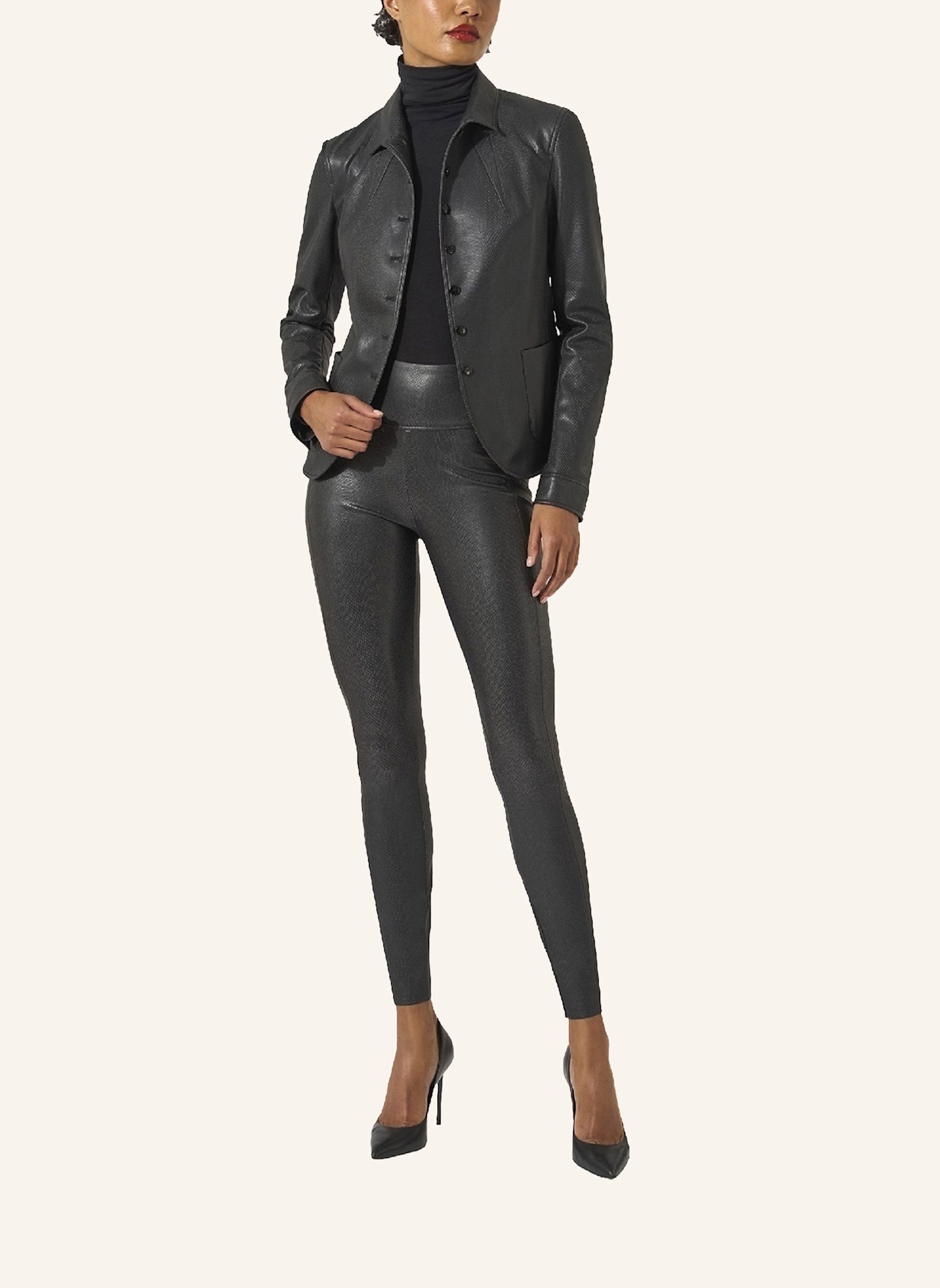 Wolford Leggings RTW PYTHON LEGGINGS: SCHWARZ