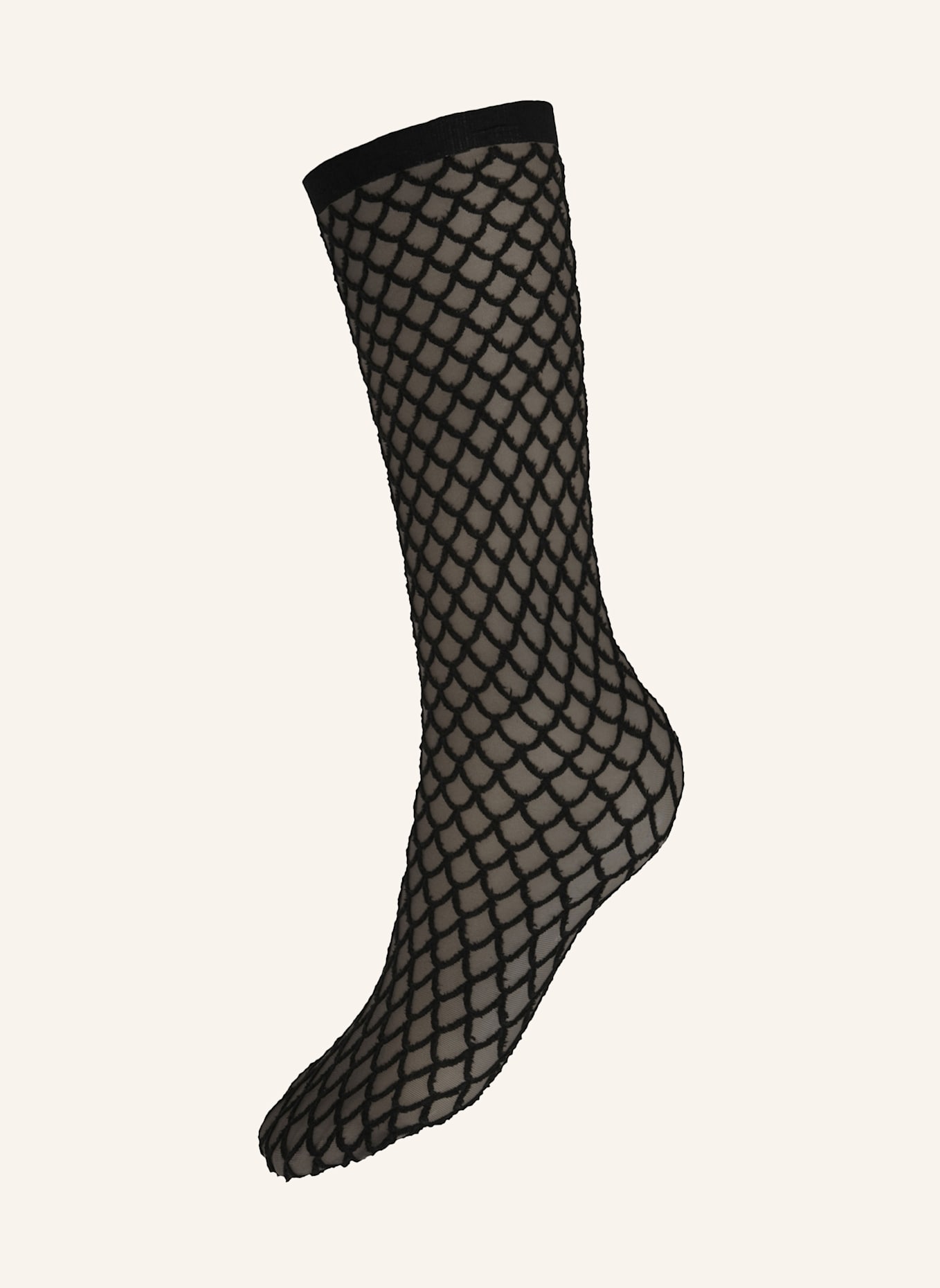 Wolford Socken VELVET NET ILLUSION SOCKS: SCHWARZ