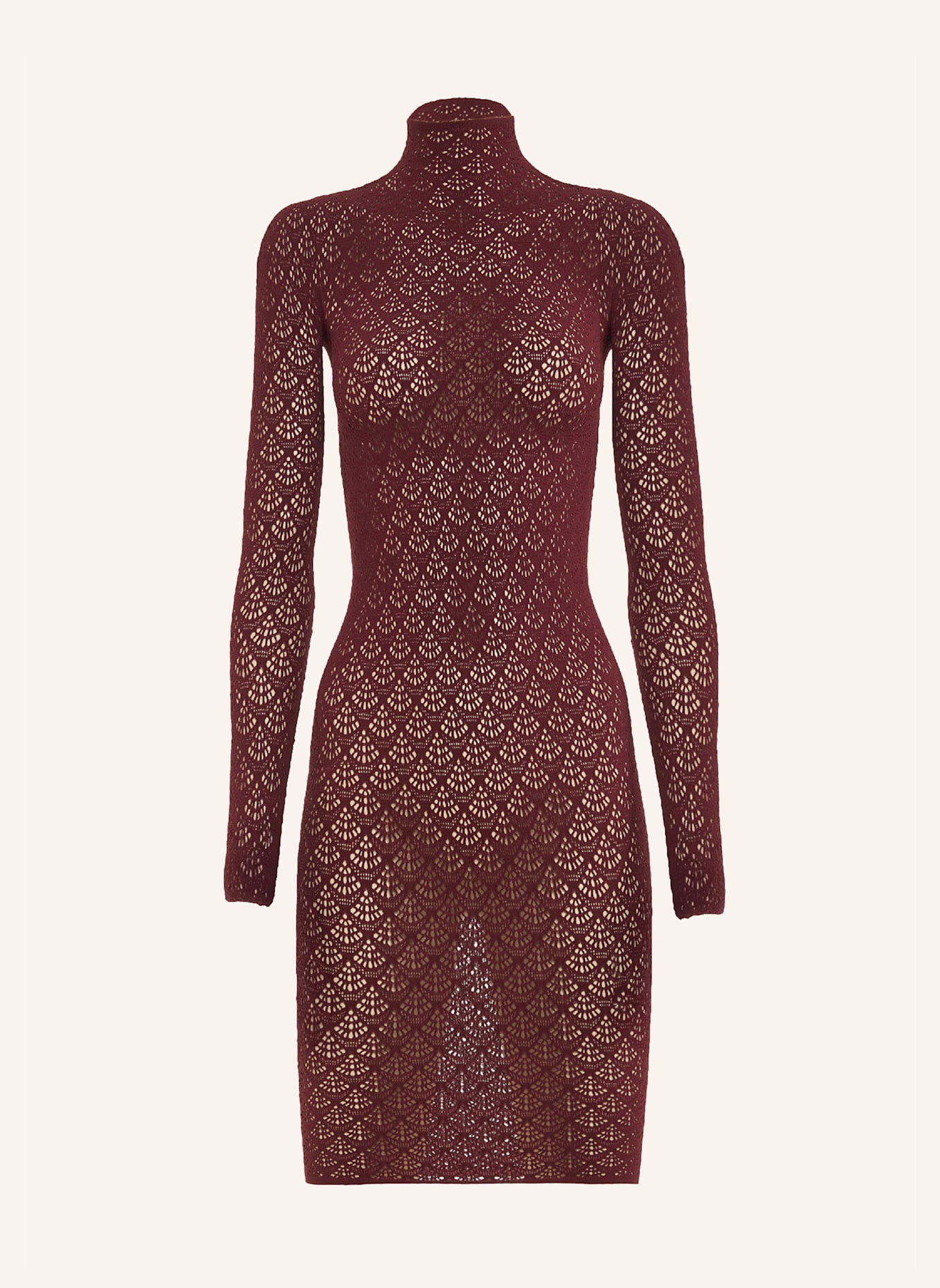 Wolford Kleid MERMAID NET DRESS: ROT