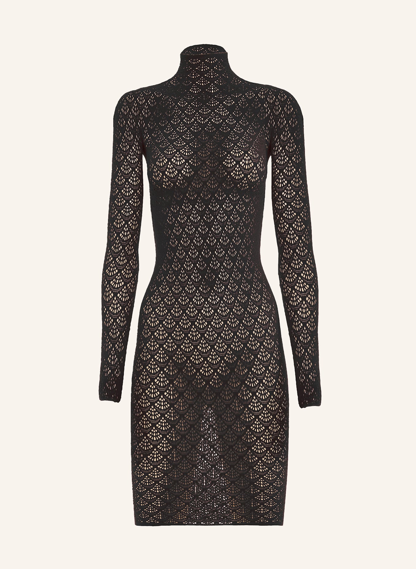 Wolford Kleid MERMAID NET DRESS: SCHWARZ