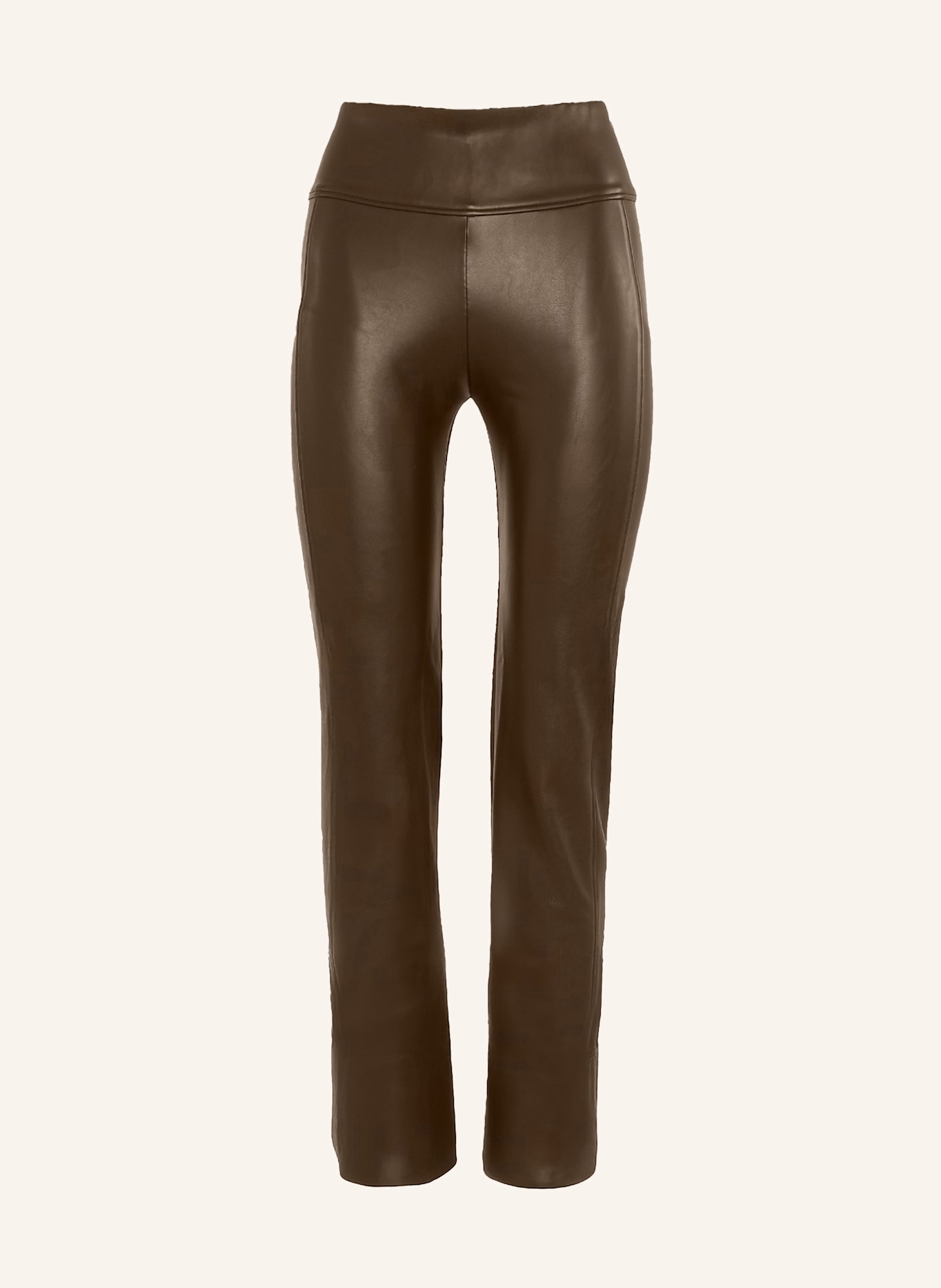 Wolford Hose EDIE in Lederoptik: BRAUN