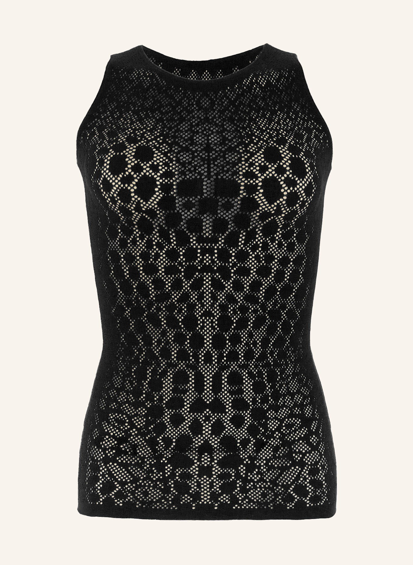 Wolford Top REPTILE NET TOP SLEEVELESS: SCHWARZ