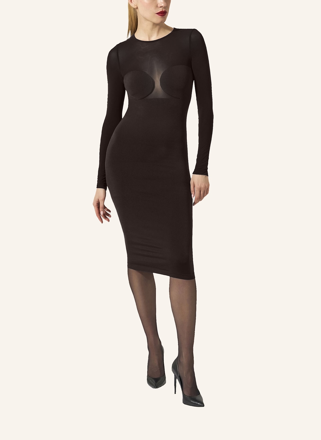 Wolford Kleid BUSTIER DRESS: DUNKELBRAUN