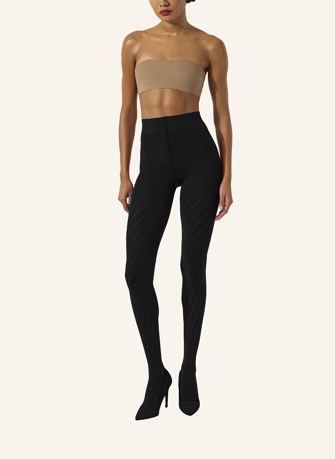 Wolford Strumpfhose MERINO DOT TIGHTS: SCHWARZ