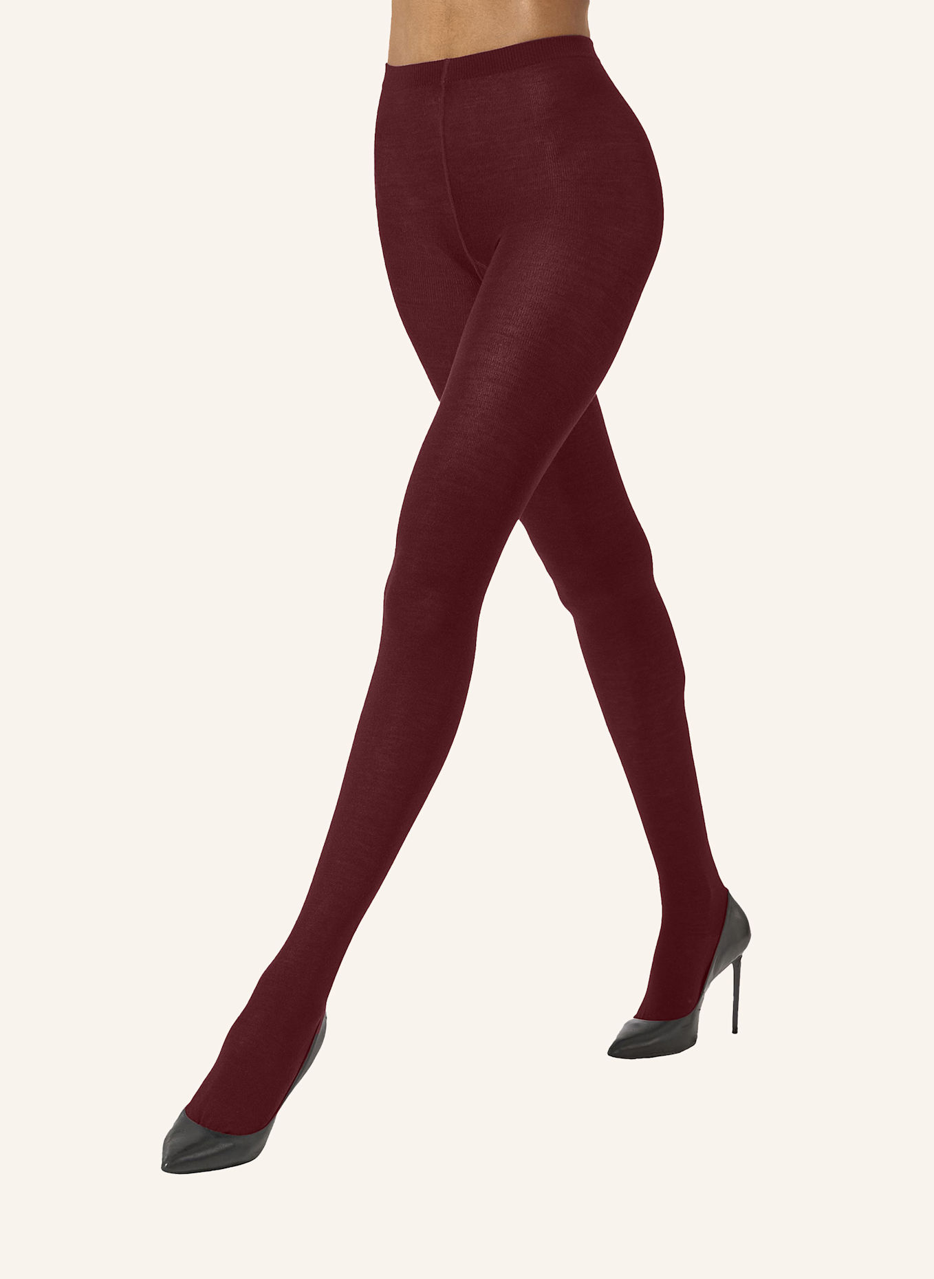 Wolford Strumpfhose MERINO TIGHTS: ROT