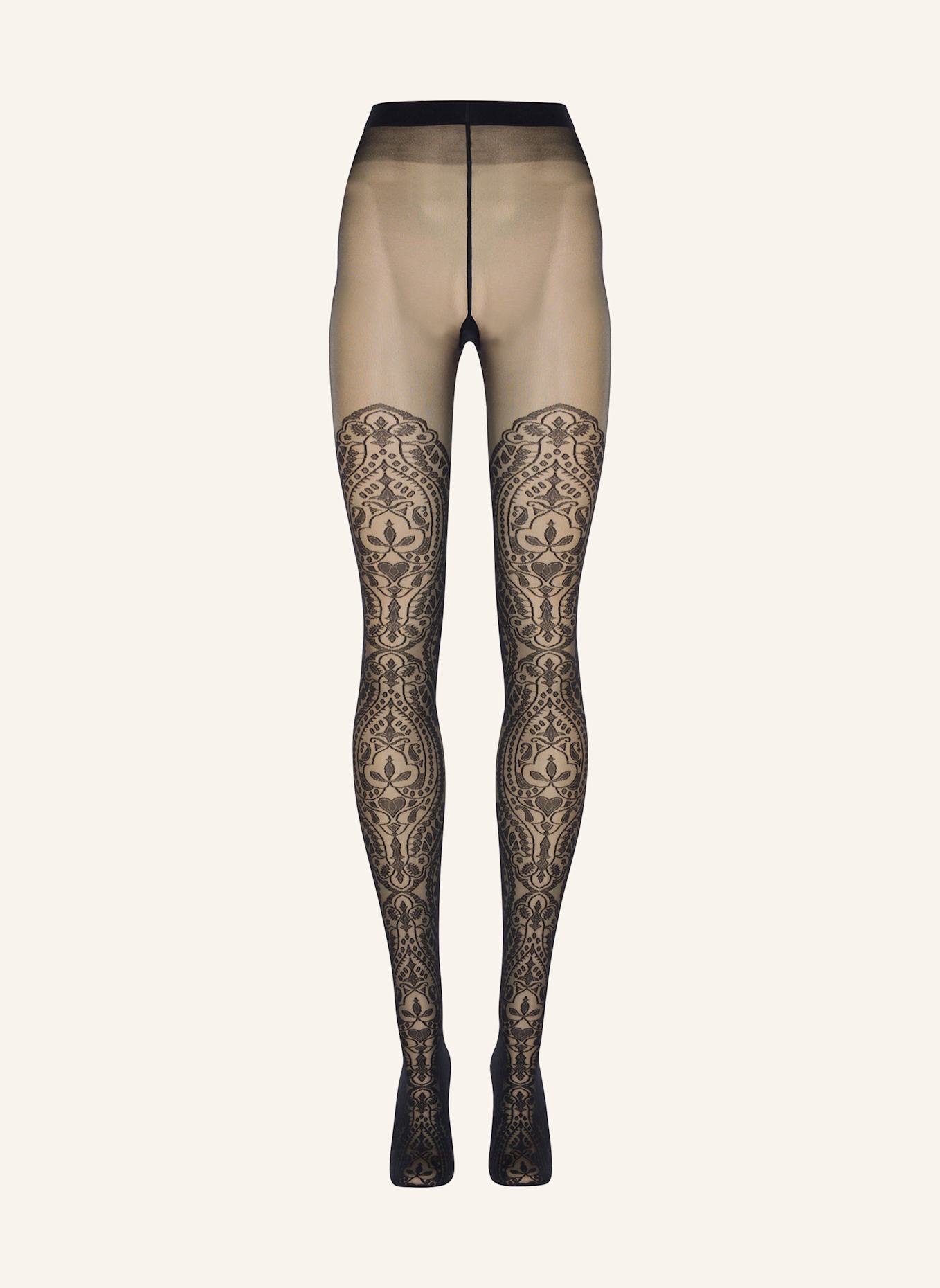 Wolford Strumpfhose ORNAMENT TIGHTS: SCHWARZ