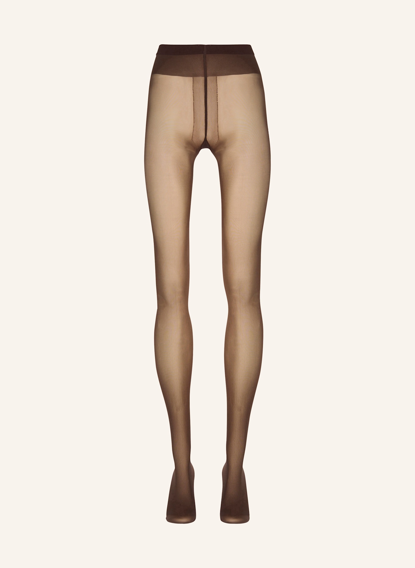 Wolford Feinstrumpfhose CRYSTAL mit Schmucksteinen: BRAUN