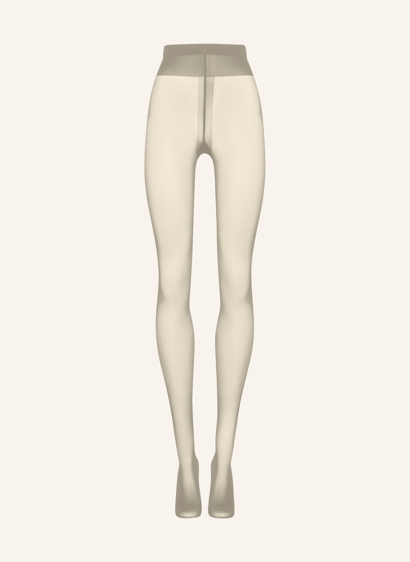 Wolford Strumpfhose INDIVIDUAL 10 BACK SEAM TIGHTS: ECRU