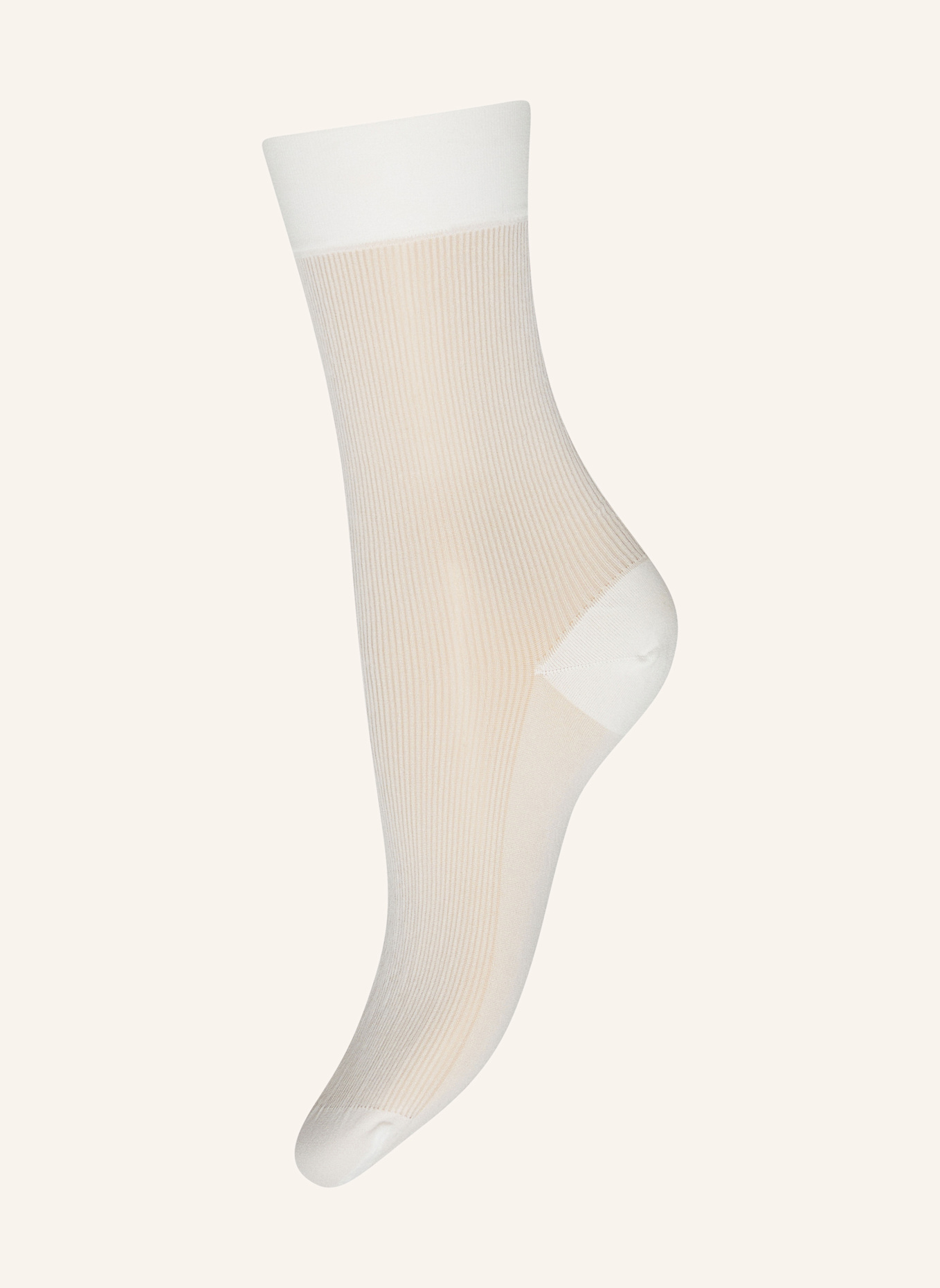 Wolford Socken MONOFIL SOCKS: WEISS
