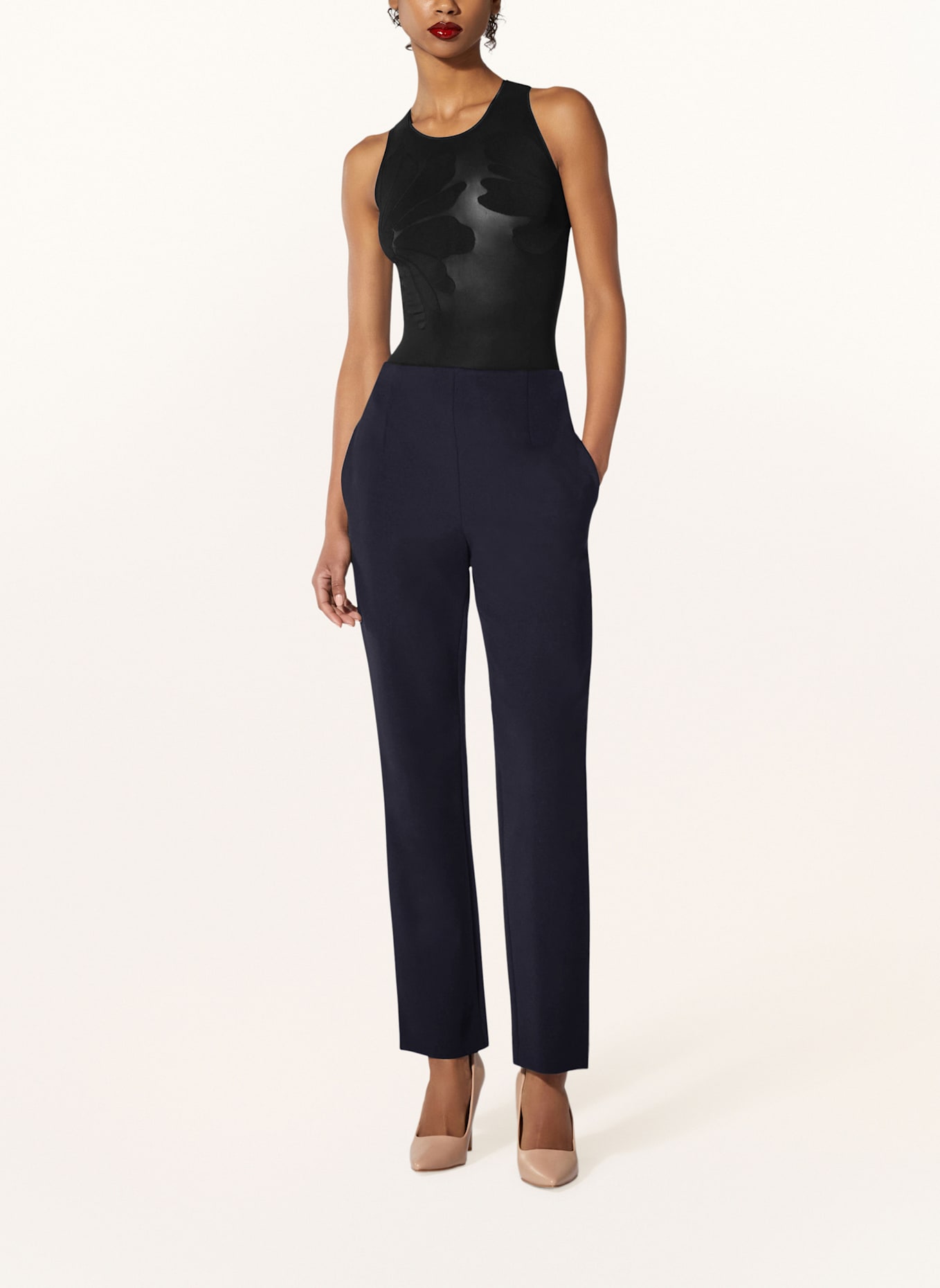 Wolford Wolford Trousers Scuba Tailor Trousers: DUNKELBLAU