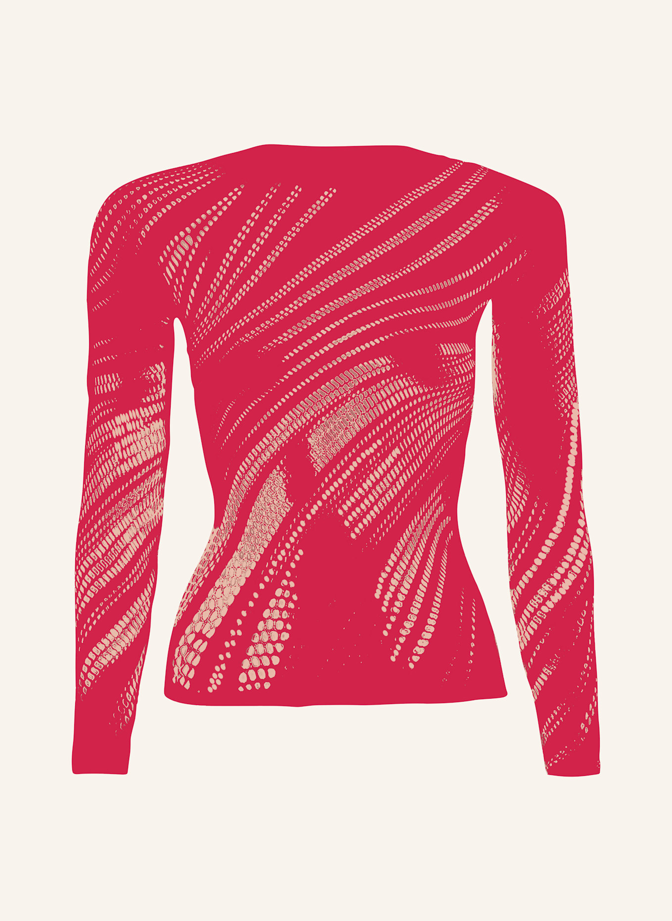 Wolford Pullover ORGANIC NET TOP LONG SLEEVES: PINK