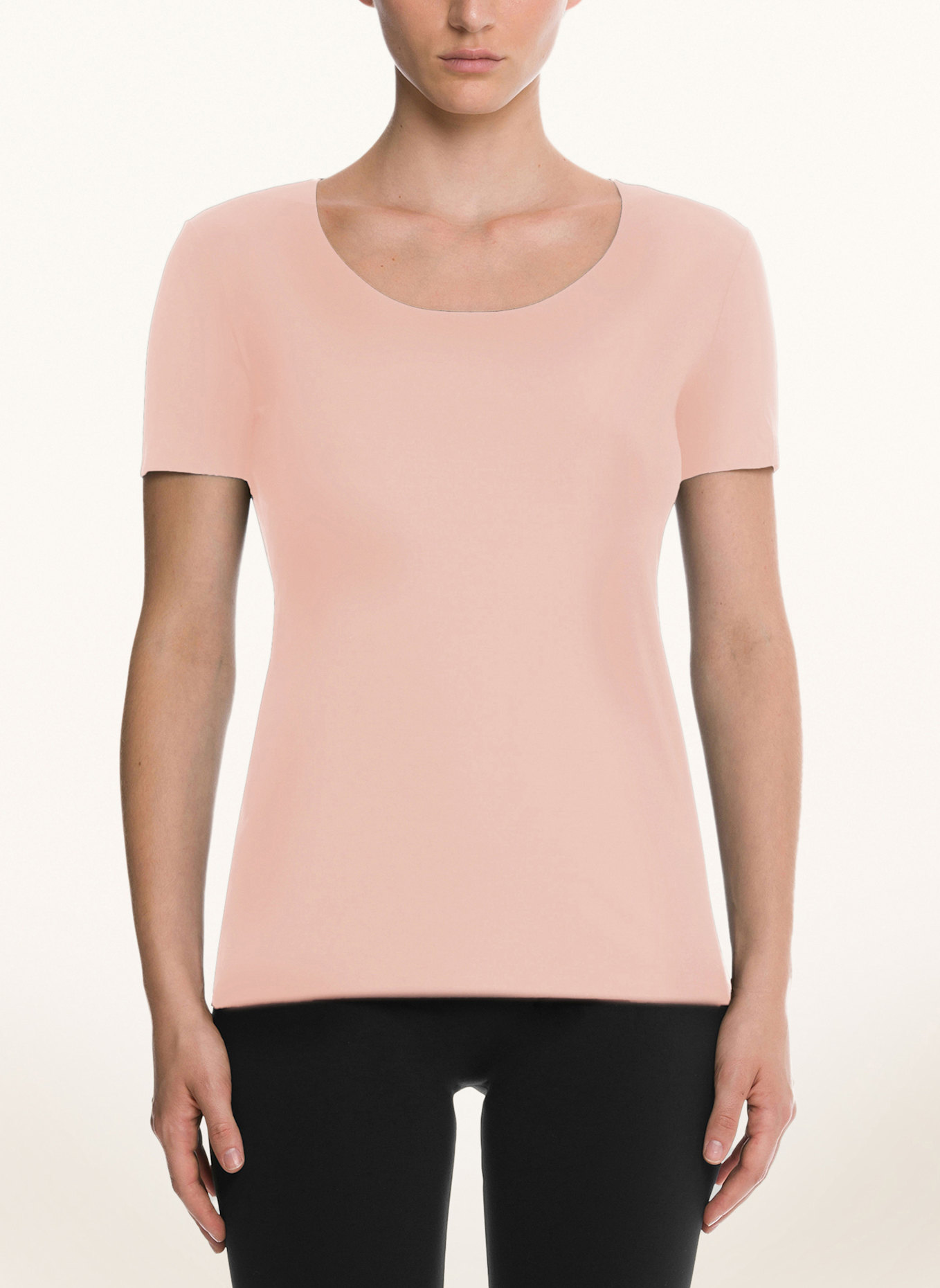 Wolford T-Shirt JERSEY TOP SHORT SLEEVES: NUDE
