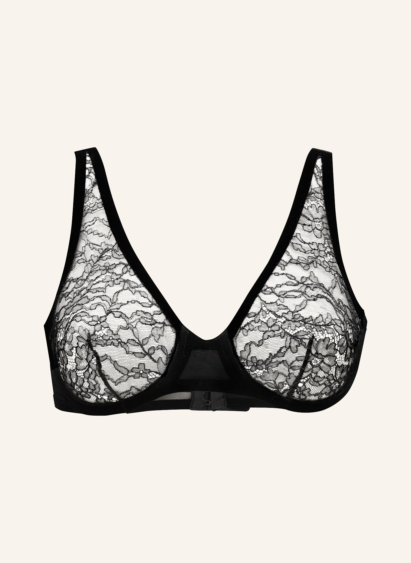 Wolford BH BONDED TO LEAVERS BRA: SCHWARZ