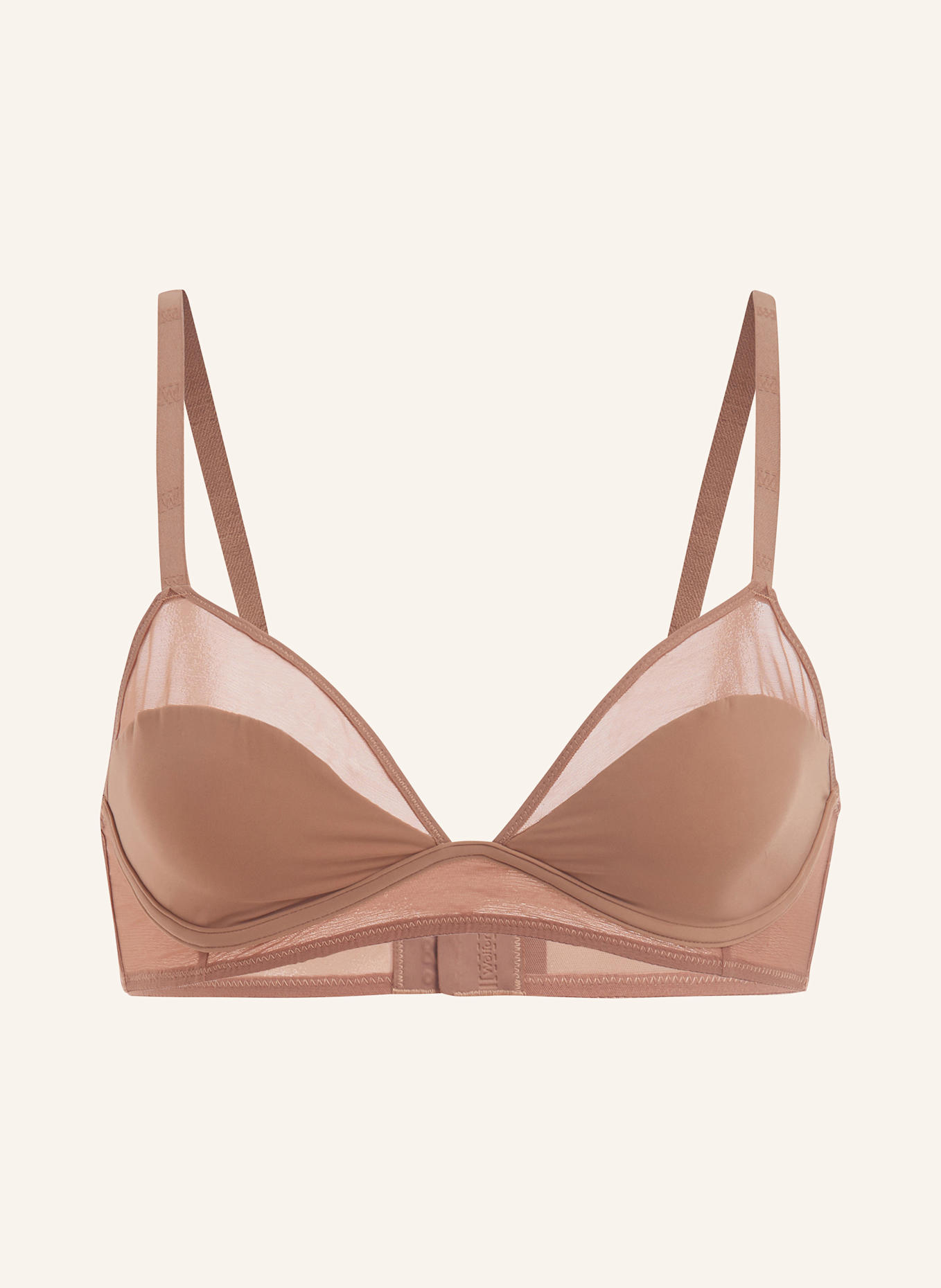Wolford BH SHEER OPAQUE SKIN BRA: CAMEL