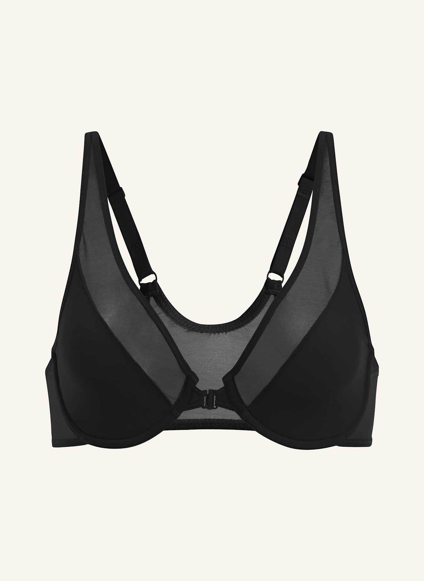 Wolford BH SHEER OPAQUE BRA: SCHWARZ