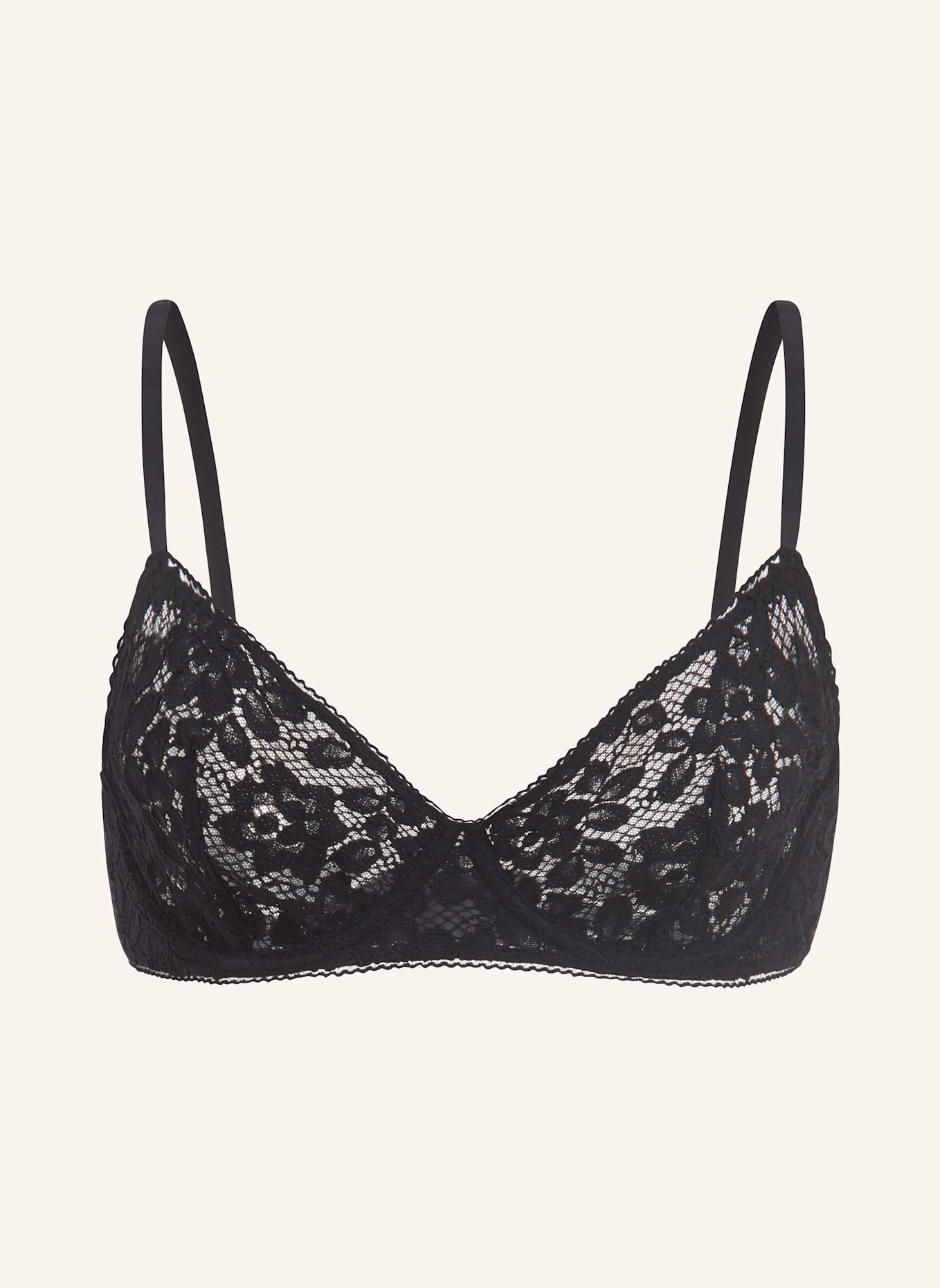 Wolford BH BOLD LACE BANDEAU BRA: SCHWARZ