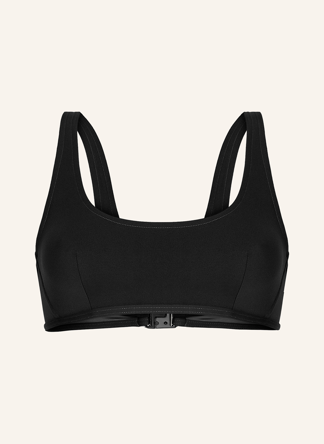 Wolford Bikini Oberteil SHEER & OPAQUE SWIM TOP: SCHWARZ