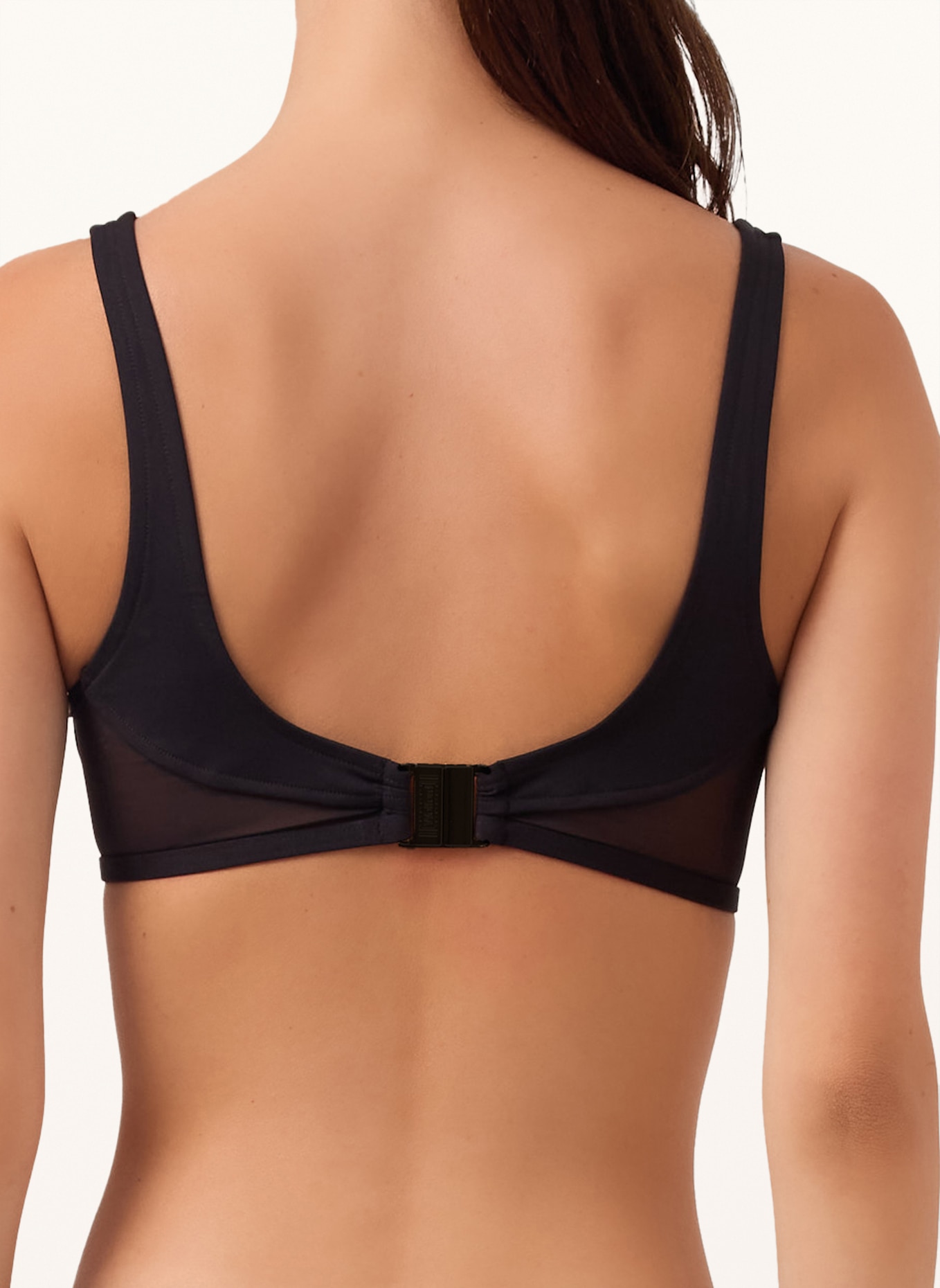 Wolford Bikini Oberteil SHEER & OPAQUE SWIM TOP: SCHWARZ