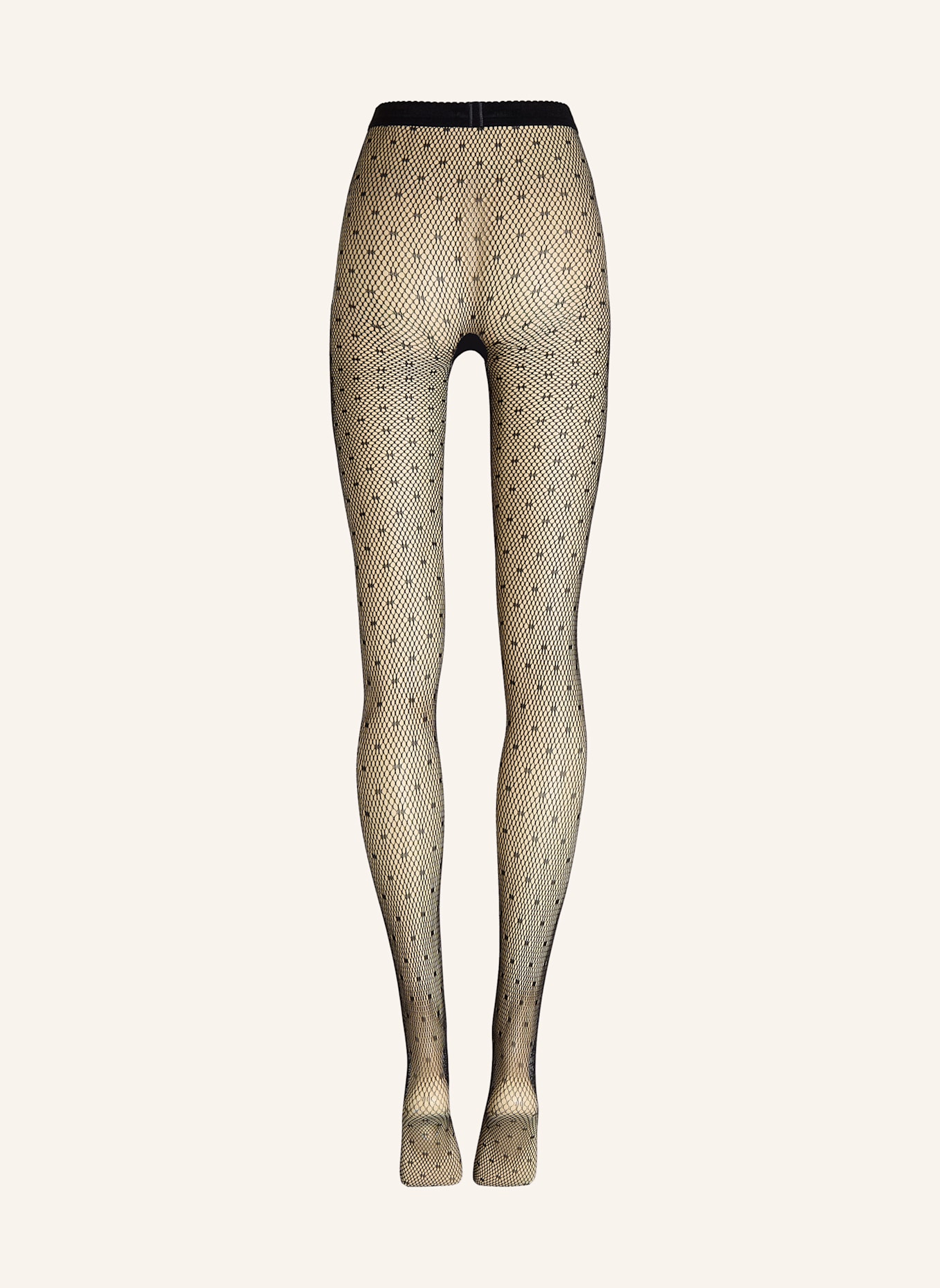 Wolford Wolford Tights Dotted Net Tights: SCHWARZ
