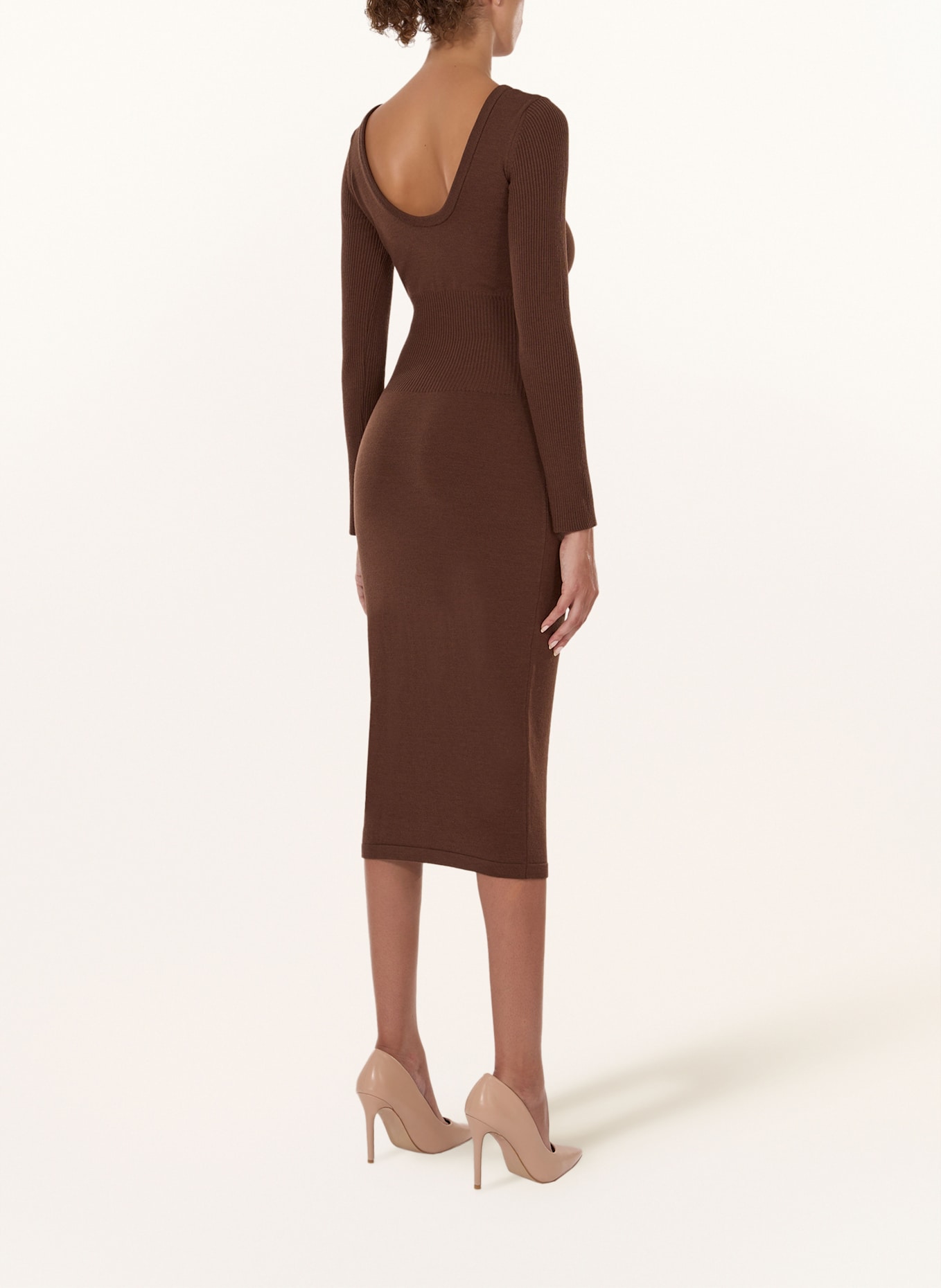 Wolford Wolford Dress Luxe Merino Dress: DUNKELBRAUN