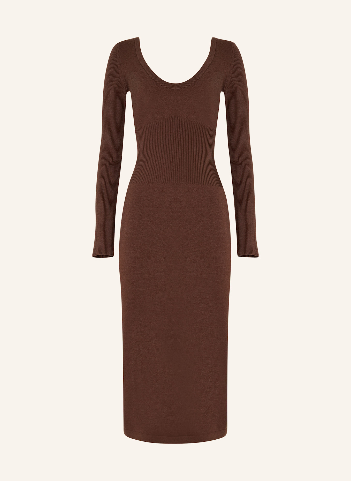 Wolford Wolford Dress Luxe Merino Dress: DUNKELBRAUN