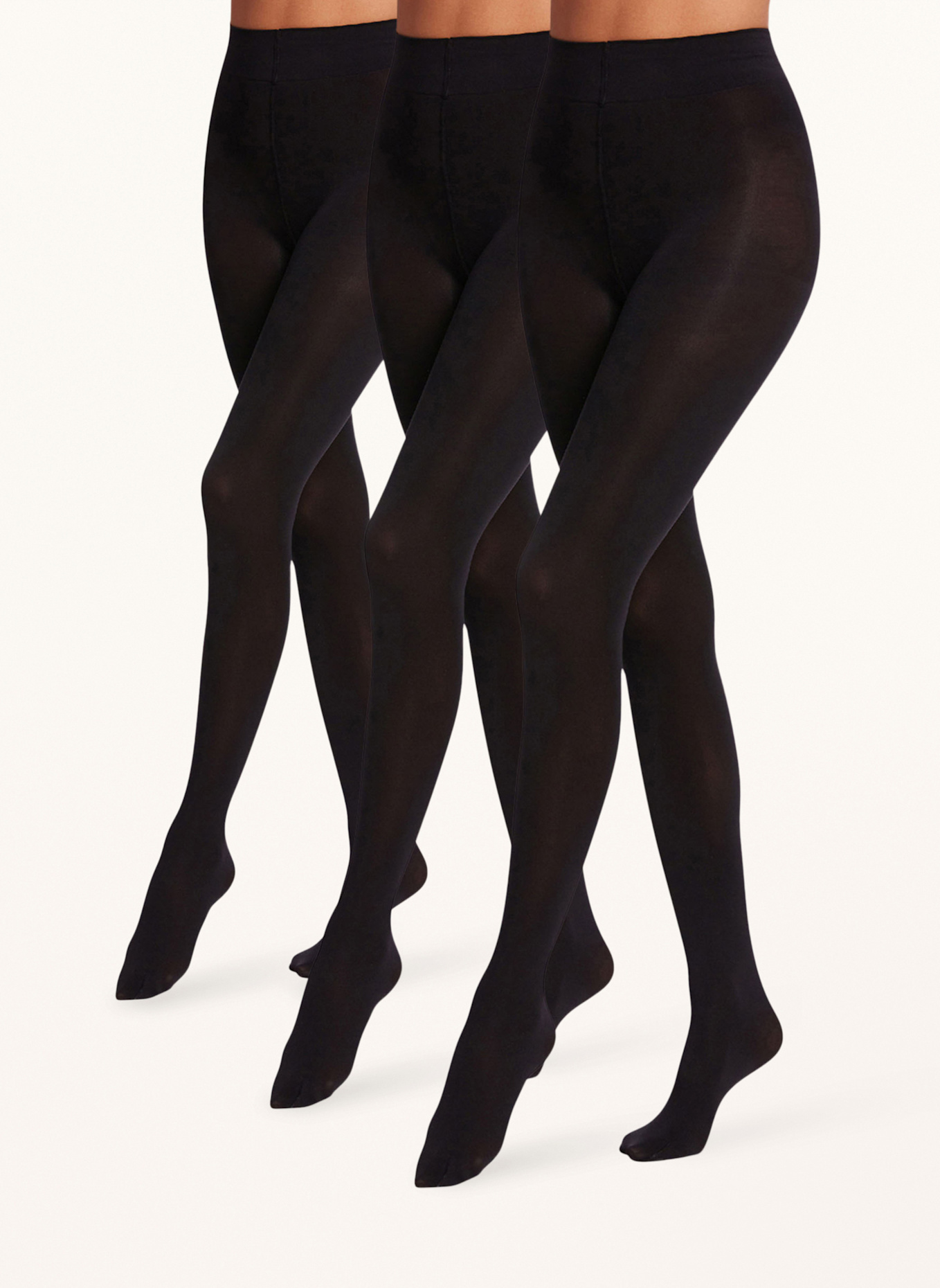 Wolford Strumpfhose VELVET DE LUXE 66 3-PACK: SCHWARZ