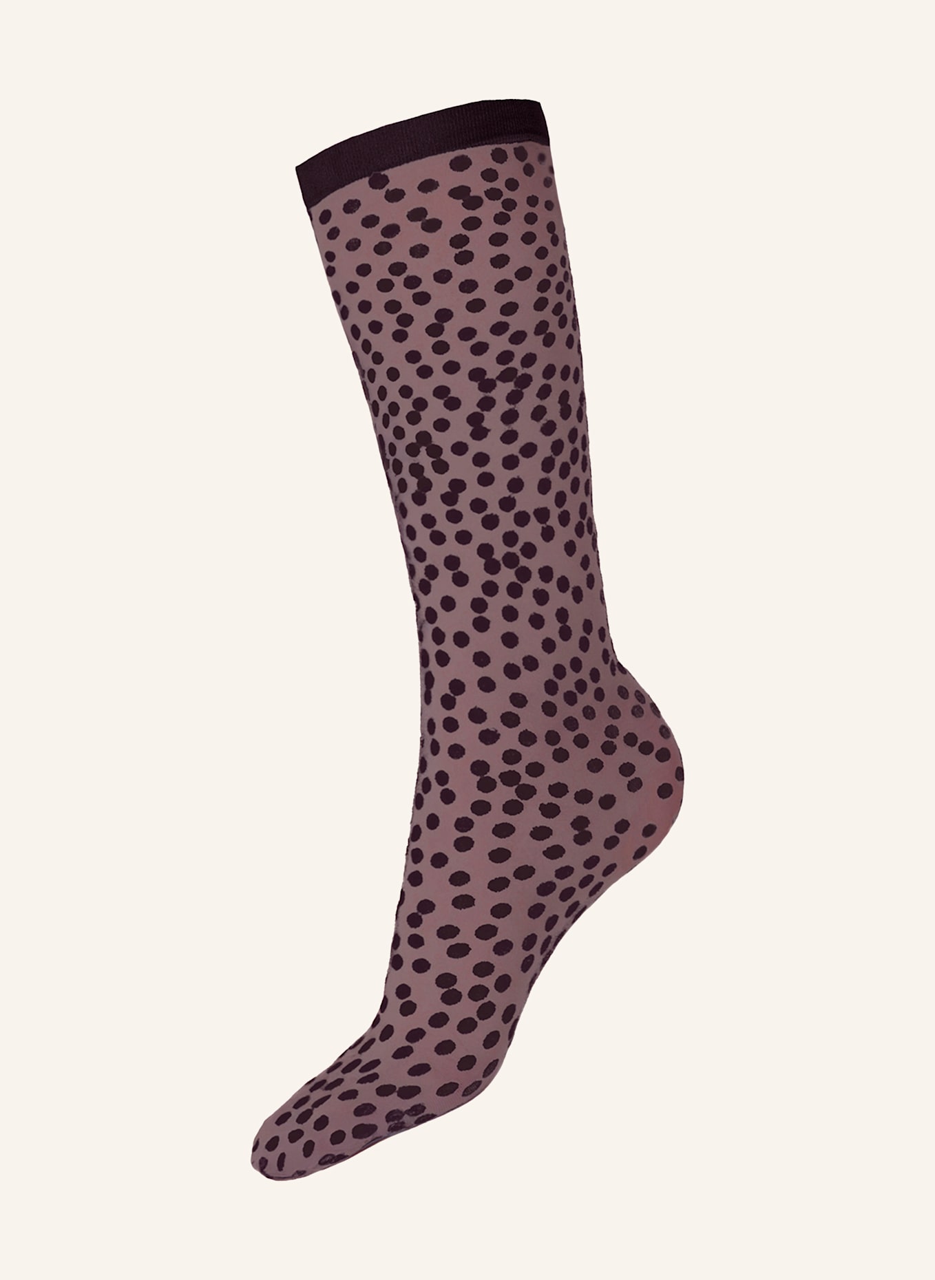 Wolford Feinstrumpf-Söckchen SWEET DOTS SOCKS: LILA