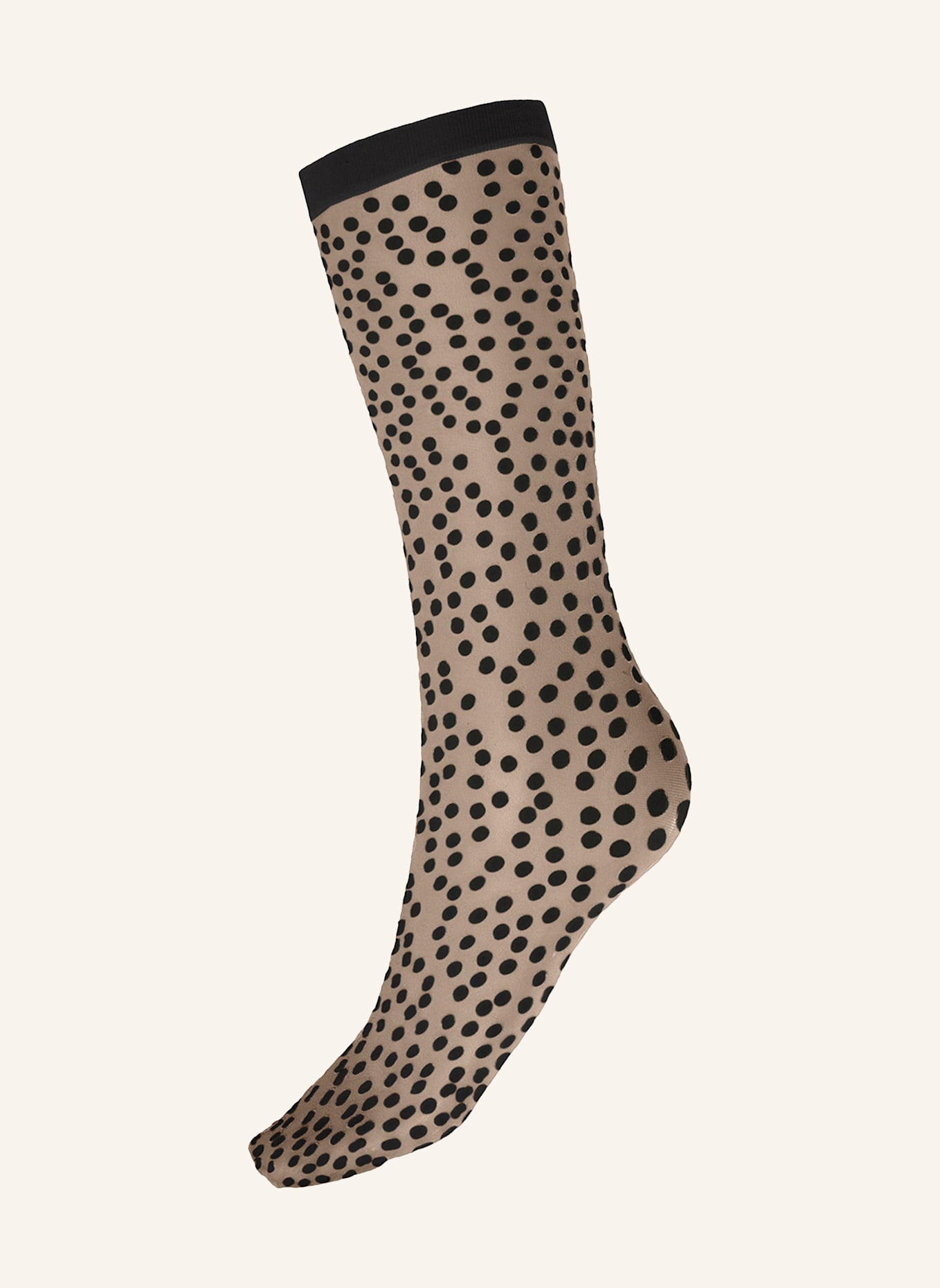 Wolford Feinstrumpf-Söckchen SWEET DOTS SOCKS: NUDE