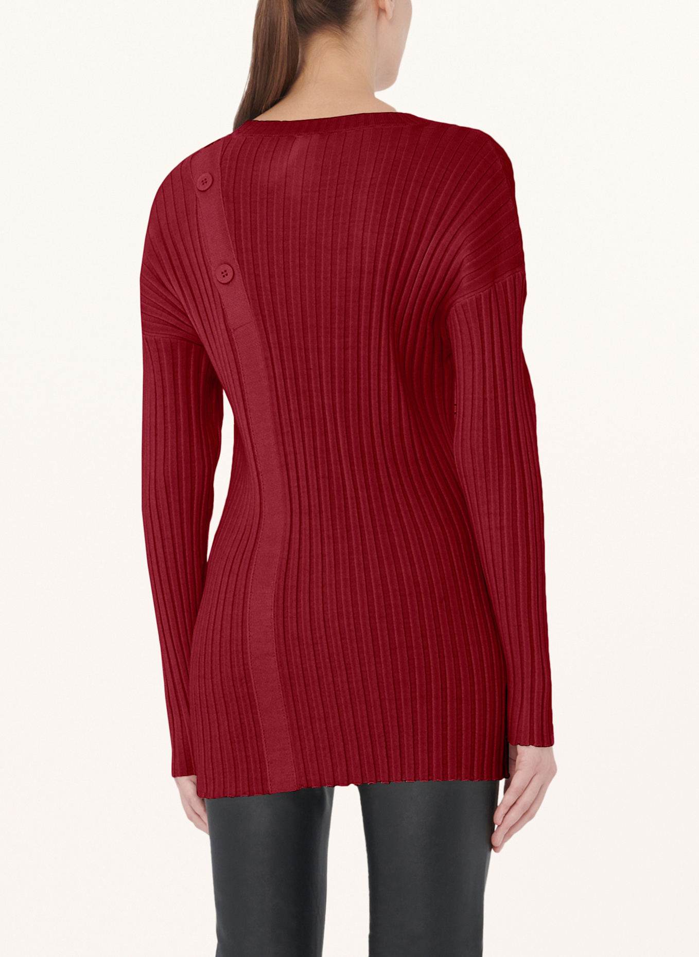 Wolford Wolford Top Long Sleeves Merino Detach Top Long Sleeves: ROT
