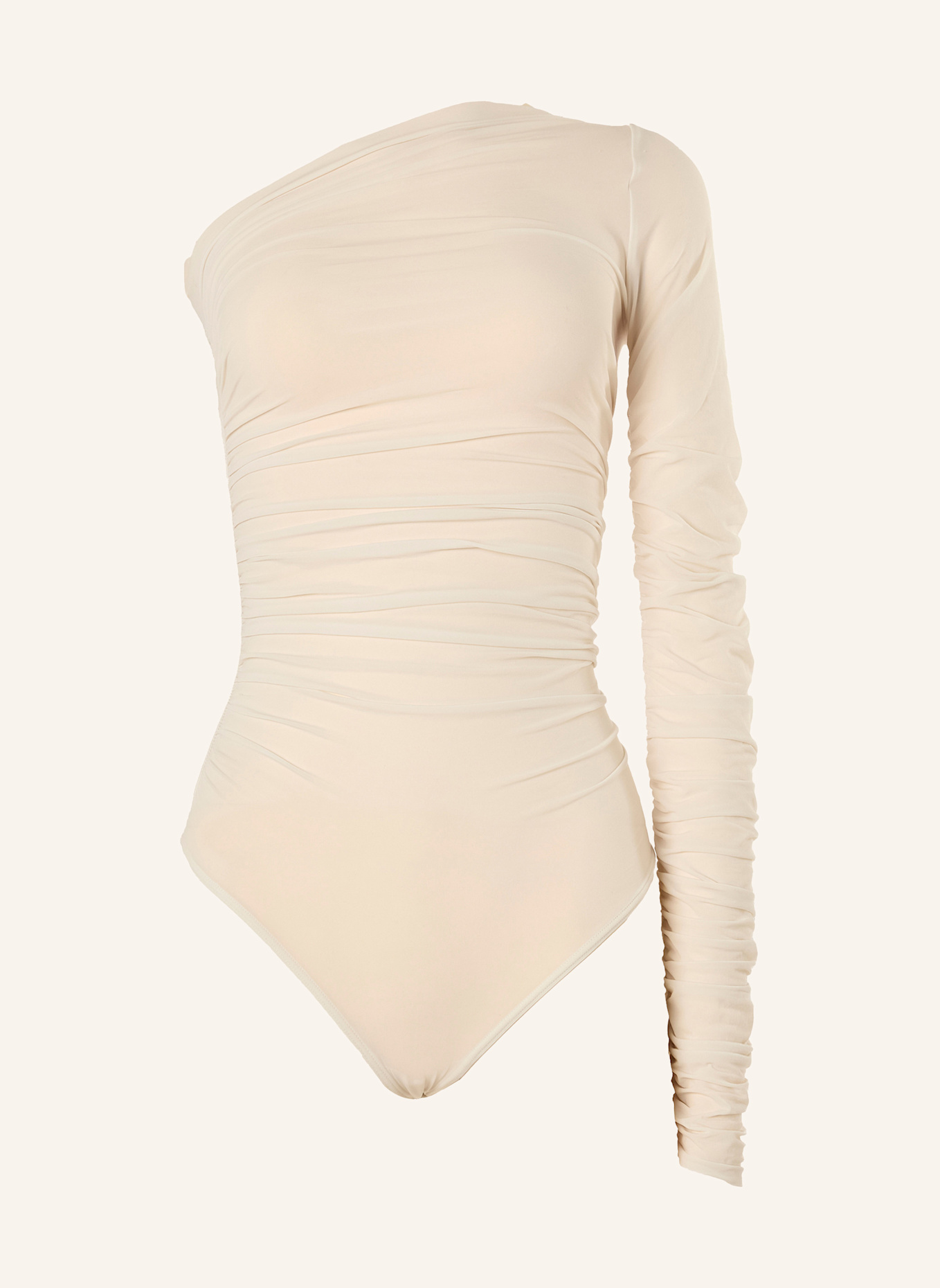 Wolford Wolford Body Sheer Drape String Body: BRAUN