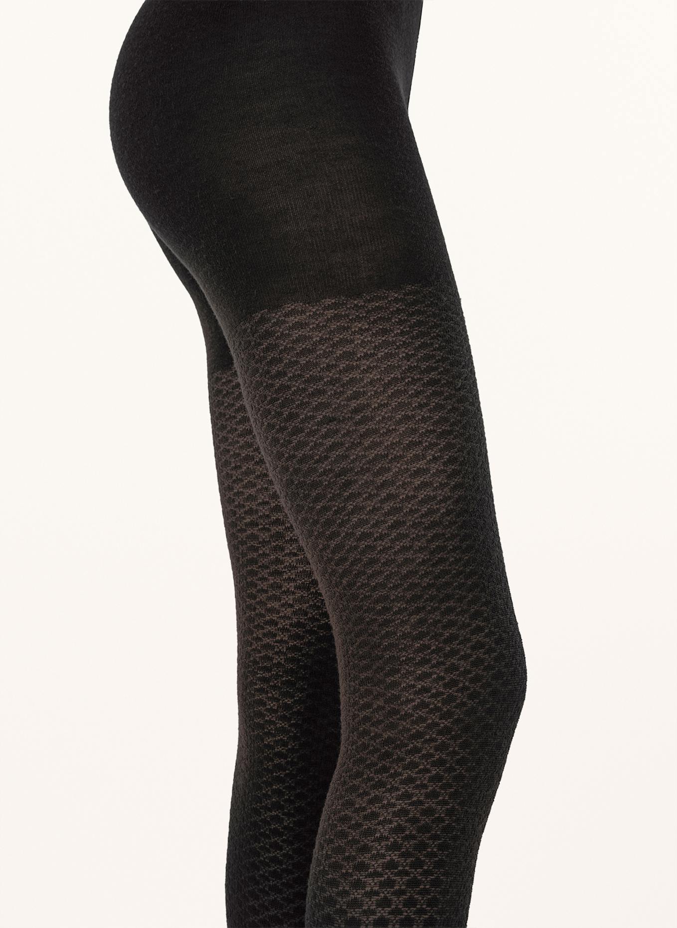 Wolford Wolford Tights Merino Pattern Tights: SCHWARZ