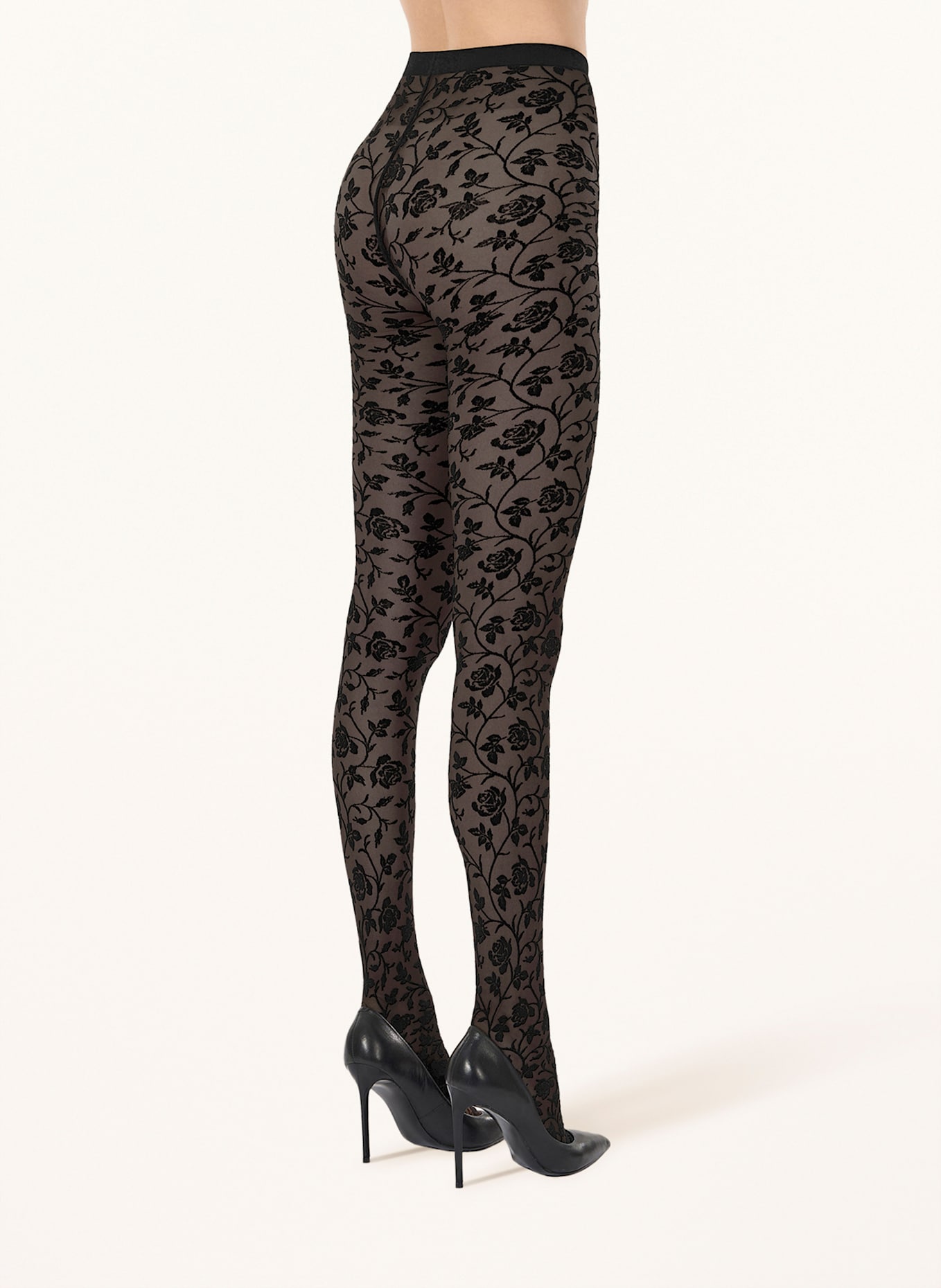 Wolford Feinstrumpfhose ROSE: SCHWARZ