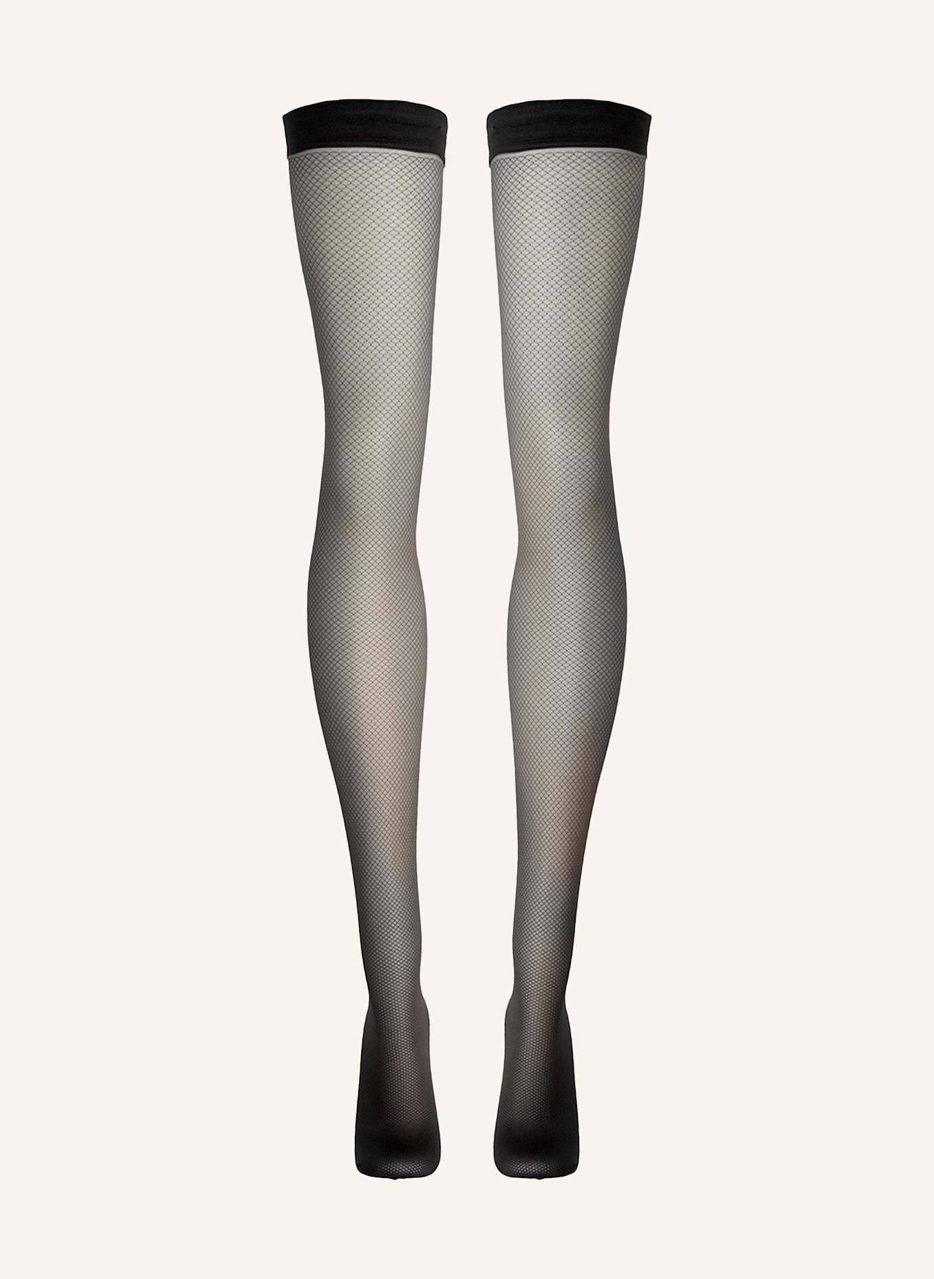 Wolford Wolford Knee-Highs Backseam Illusion Stay-Up: SCHWARZ