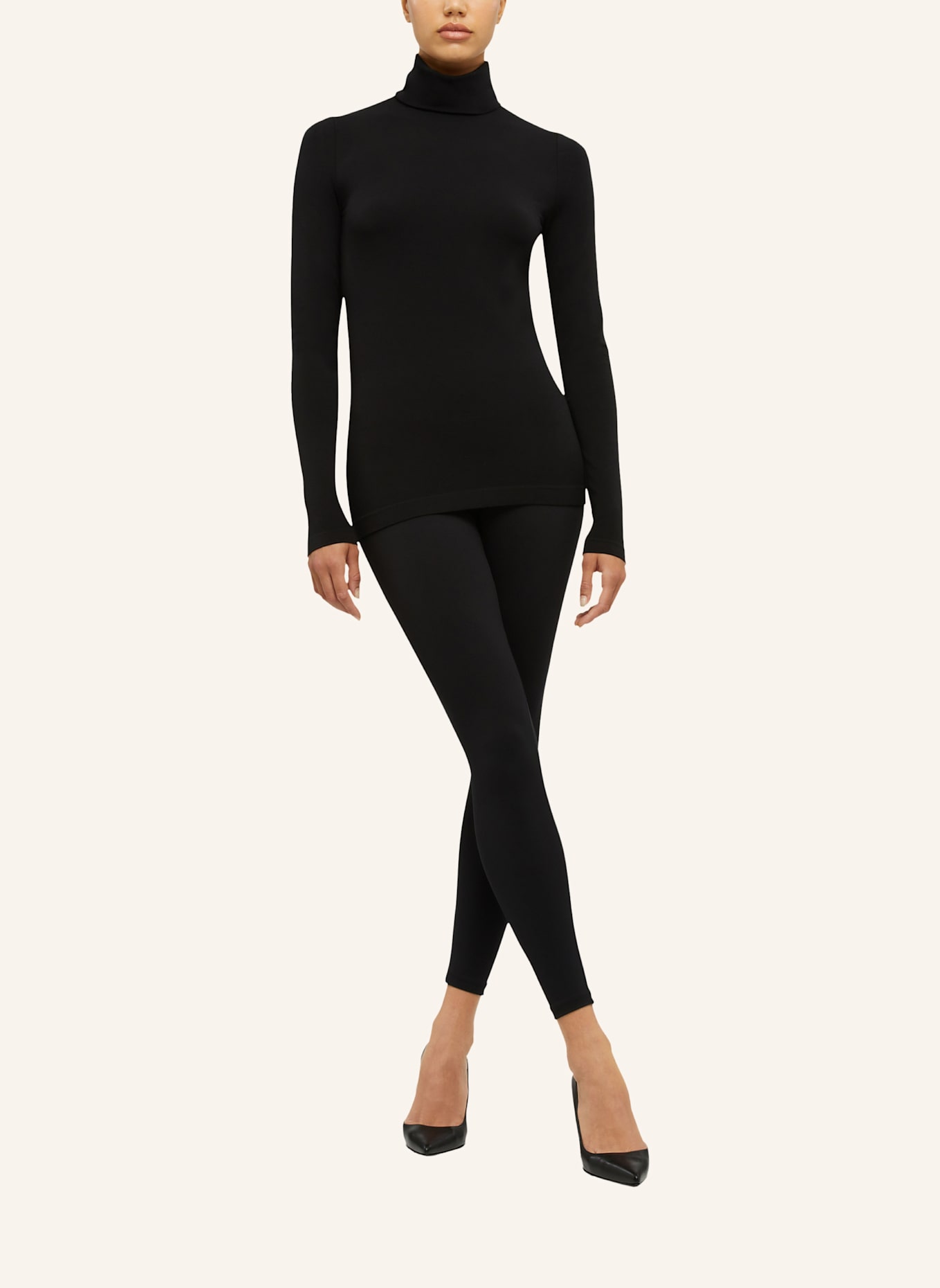 Wolford Pullover AURORA TOP LONG SLEEVES: SCHWARZ