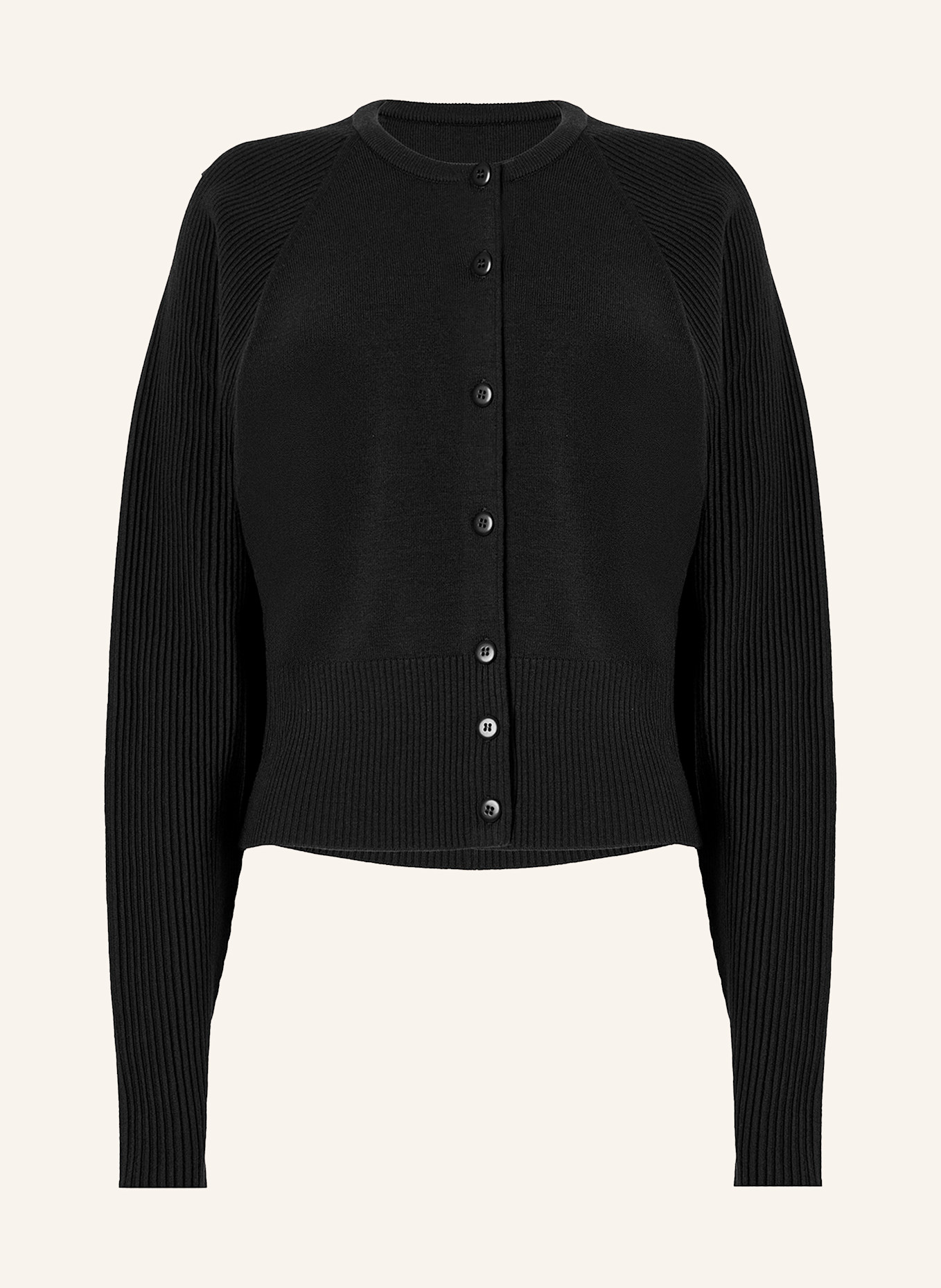 Wolford Wolford Cardigan Luxe Merino Cardigan: SCHWARZ