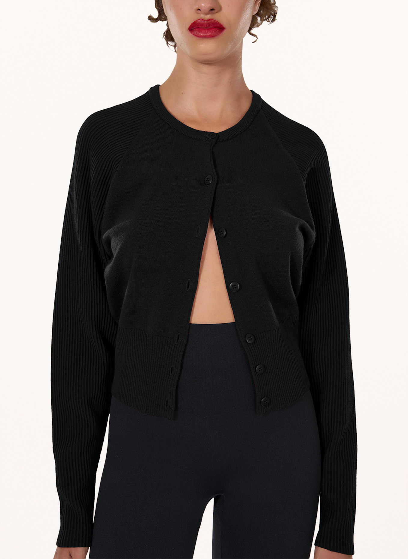 Wolford Wolford Cardigan Luxe Merino Cardigan: SCHWARZ