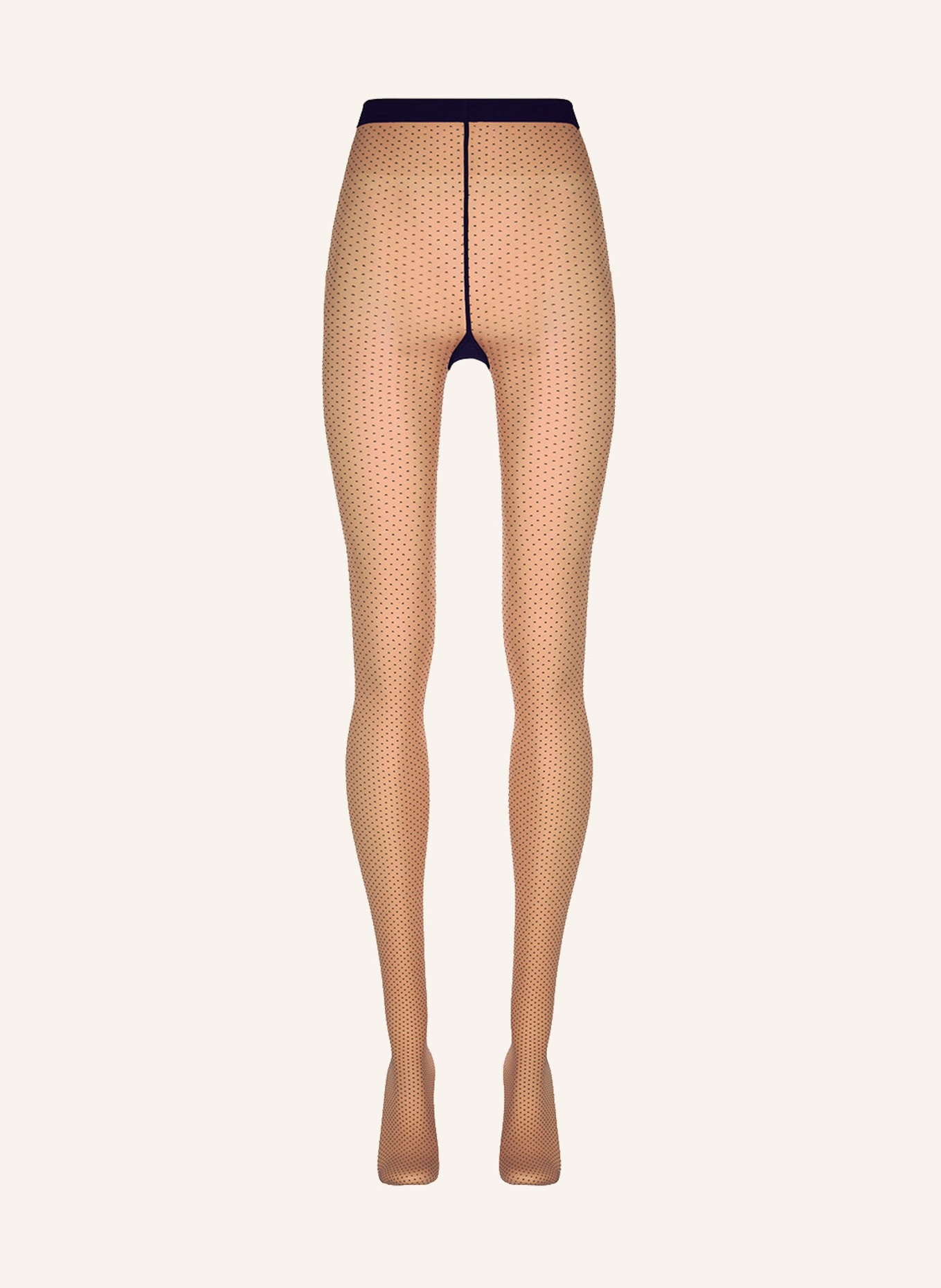 Wolford Strumpfhose MINI DOT TIGHTS: BRAUN