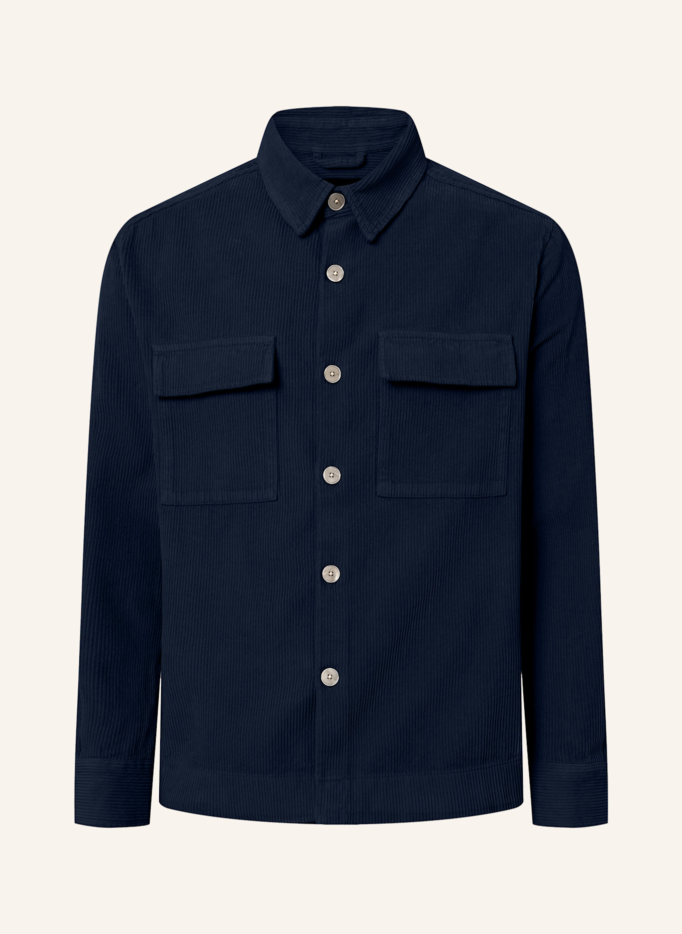 MAERZ MUENCHEN Cord-Overjacket: BLAU